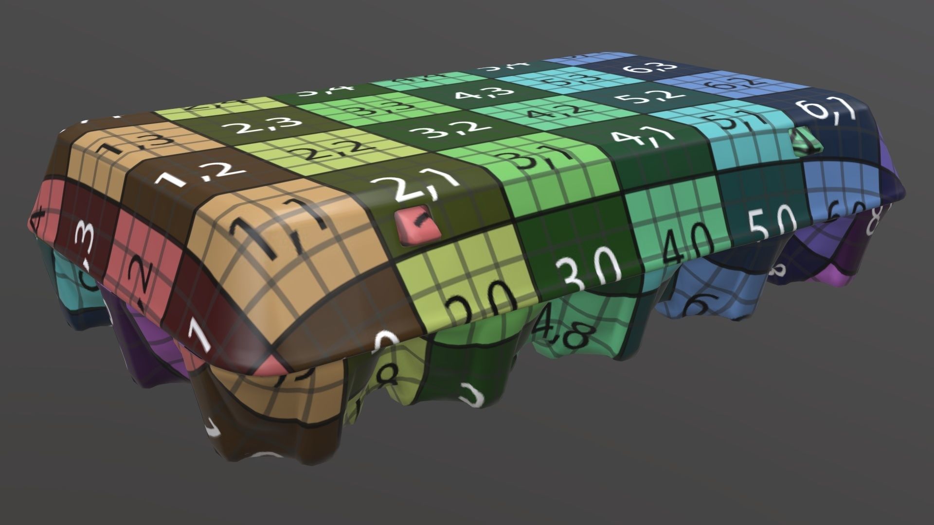 egg cardboard paper packages mock-up 3D Model Collection_20