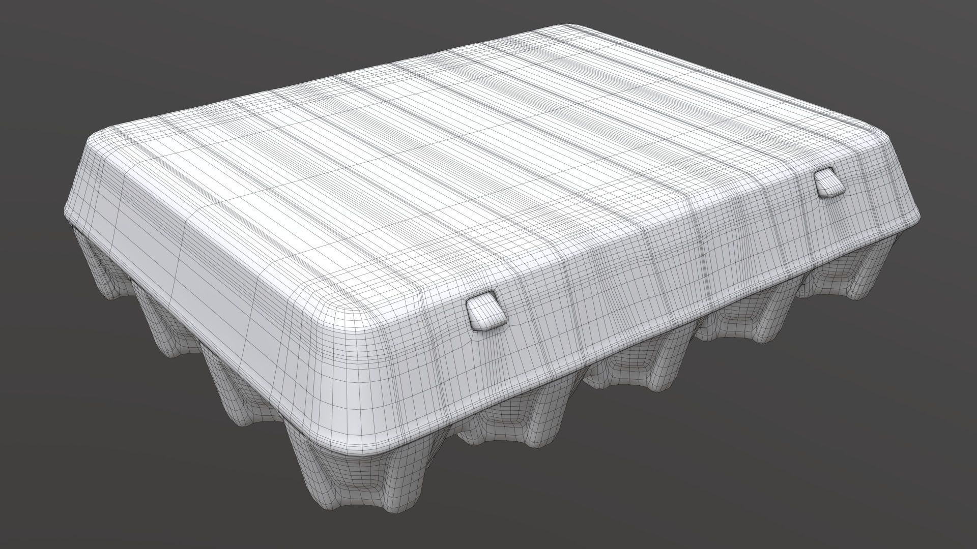 egg cardboard paper packages mock-up 3D Model Collection_21