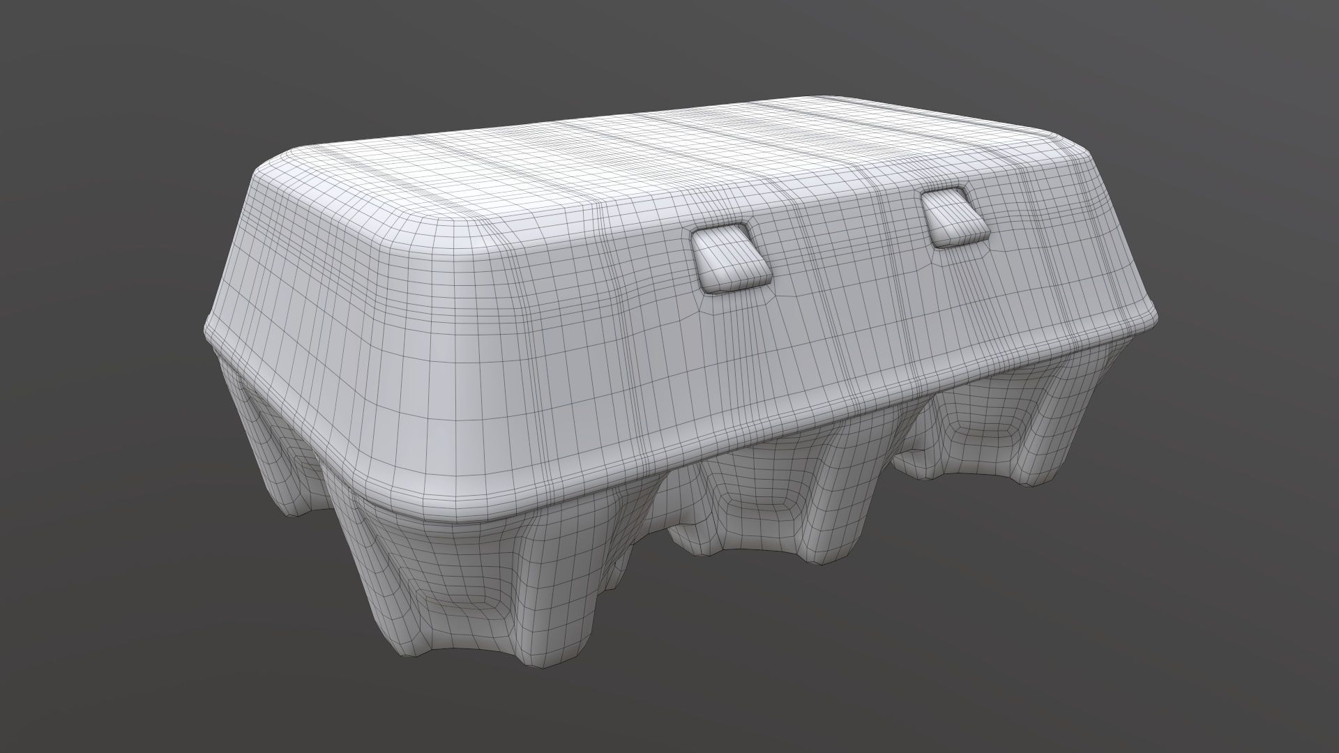 egg cardboard paper packages mock-up 3D Model Collection_7