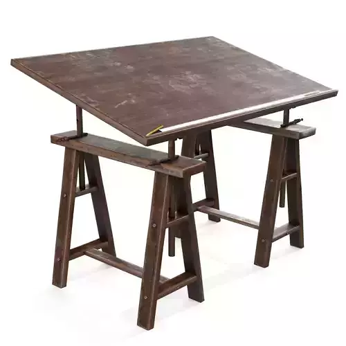 Old Drafting Table PBR