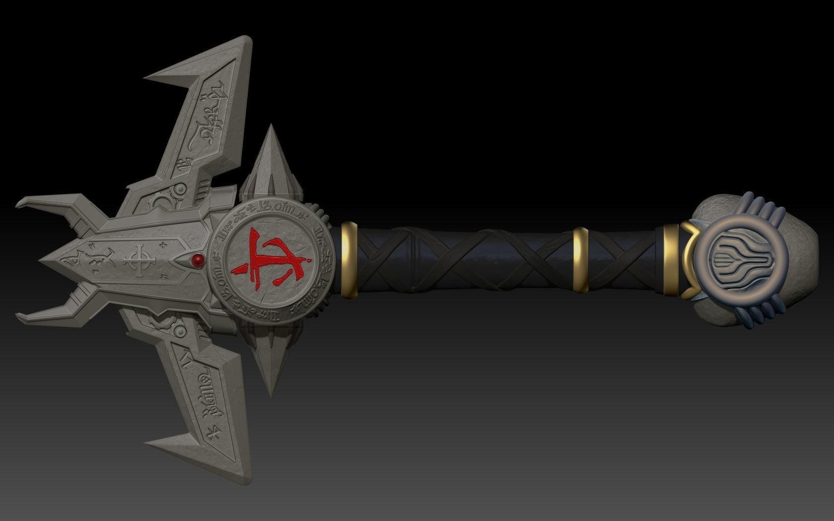 DOOM Eternal Crucible  3D print model_5