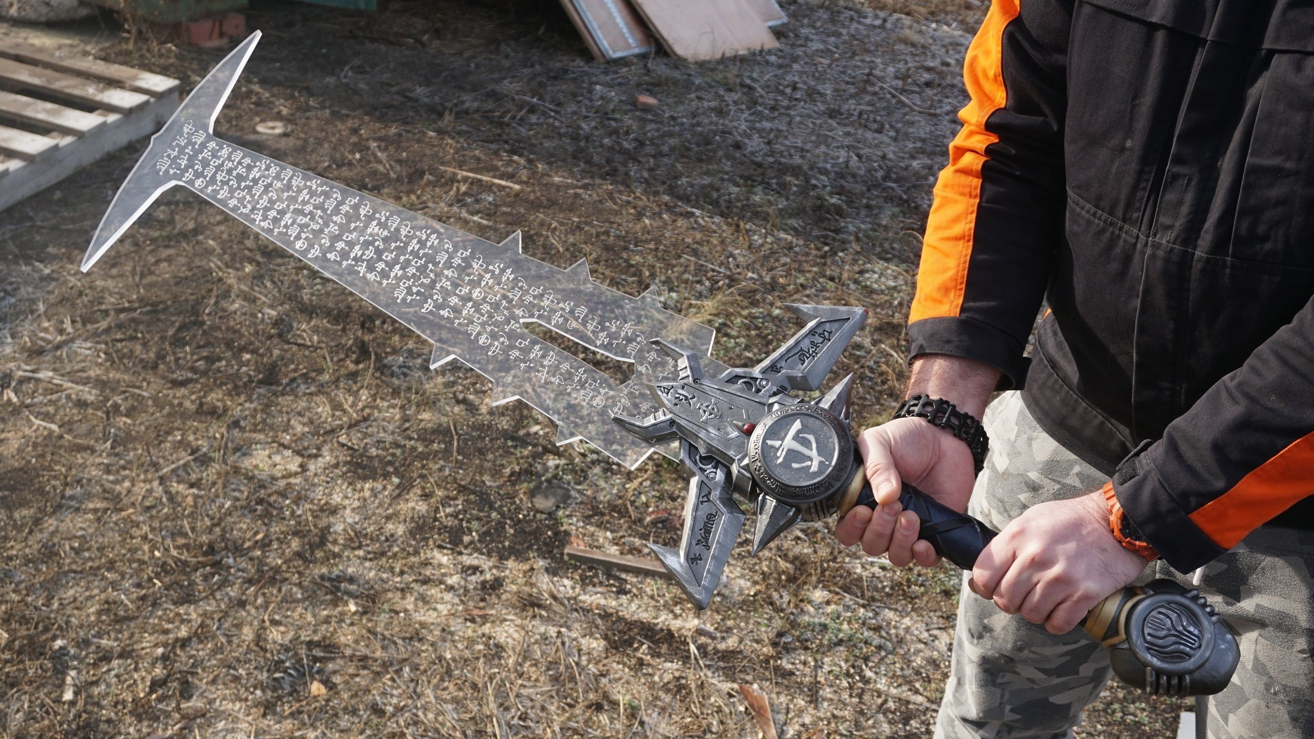 DOOM Eternal Crucible  3D print model_12