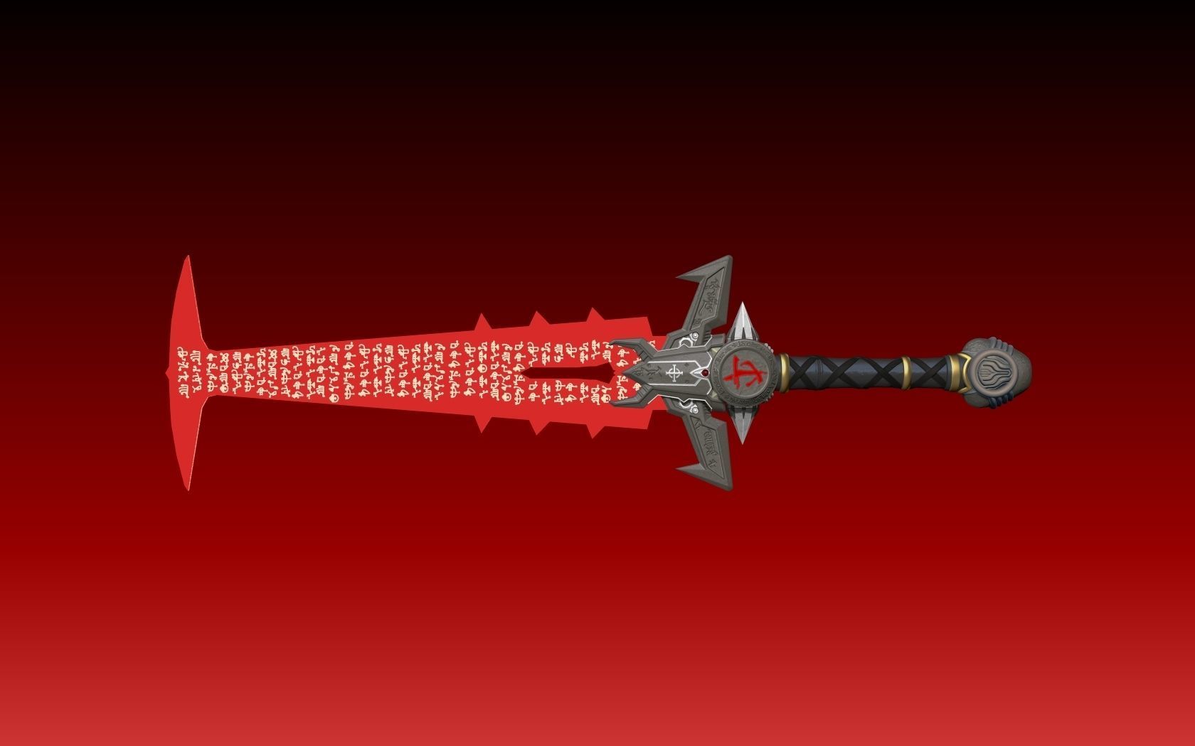 DOOM Eternal Crucible  3D print model_3