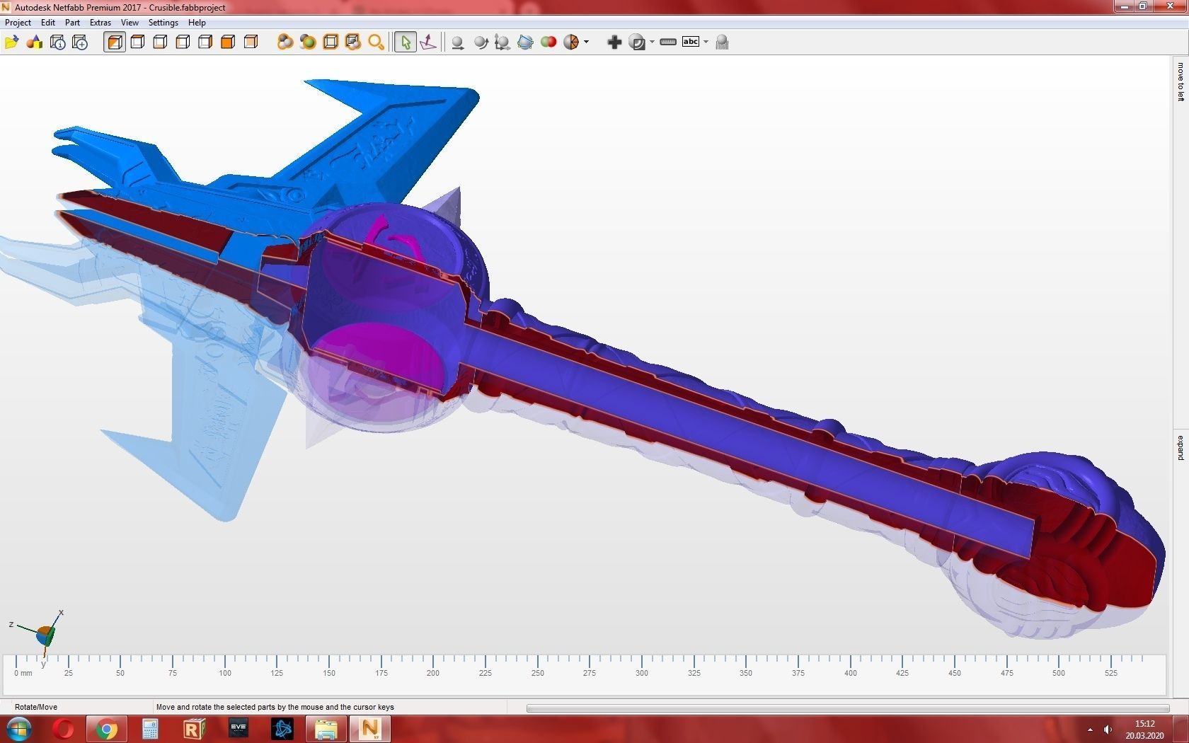 DOOM Eternal Crucible  3D print model_23