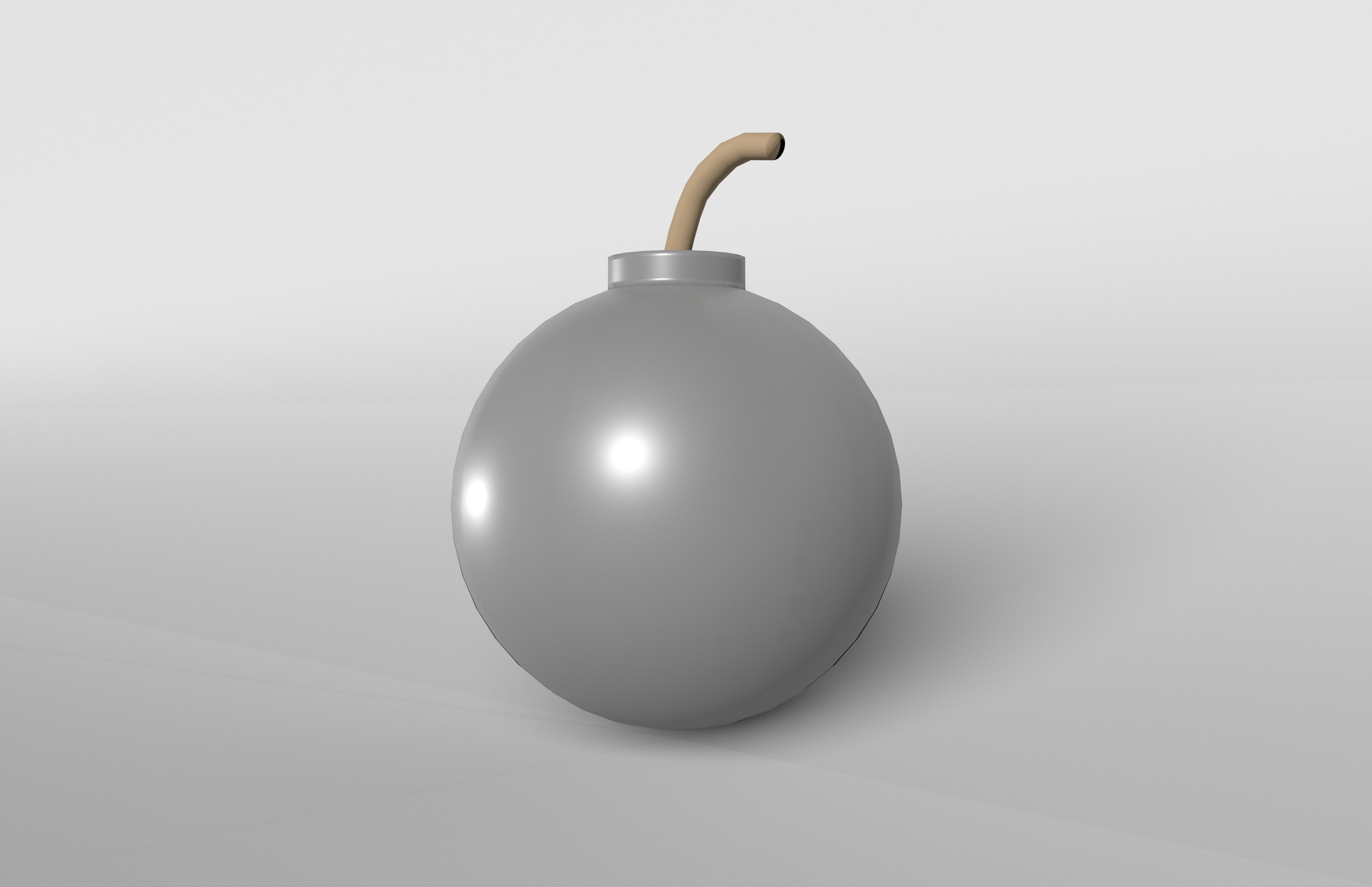 Bomb v1 003 Low-poly 3D model_2