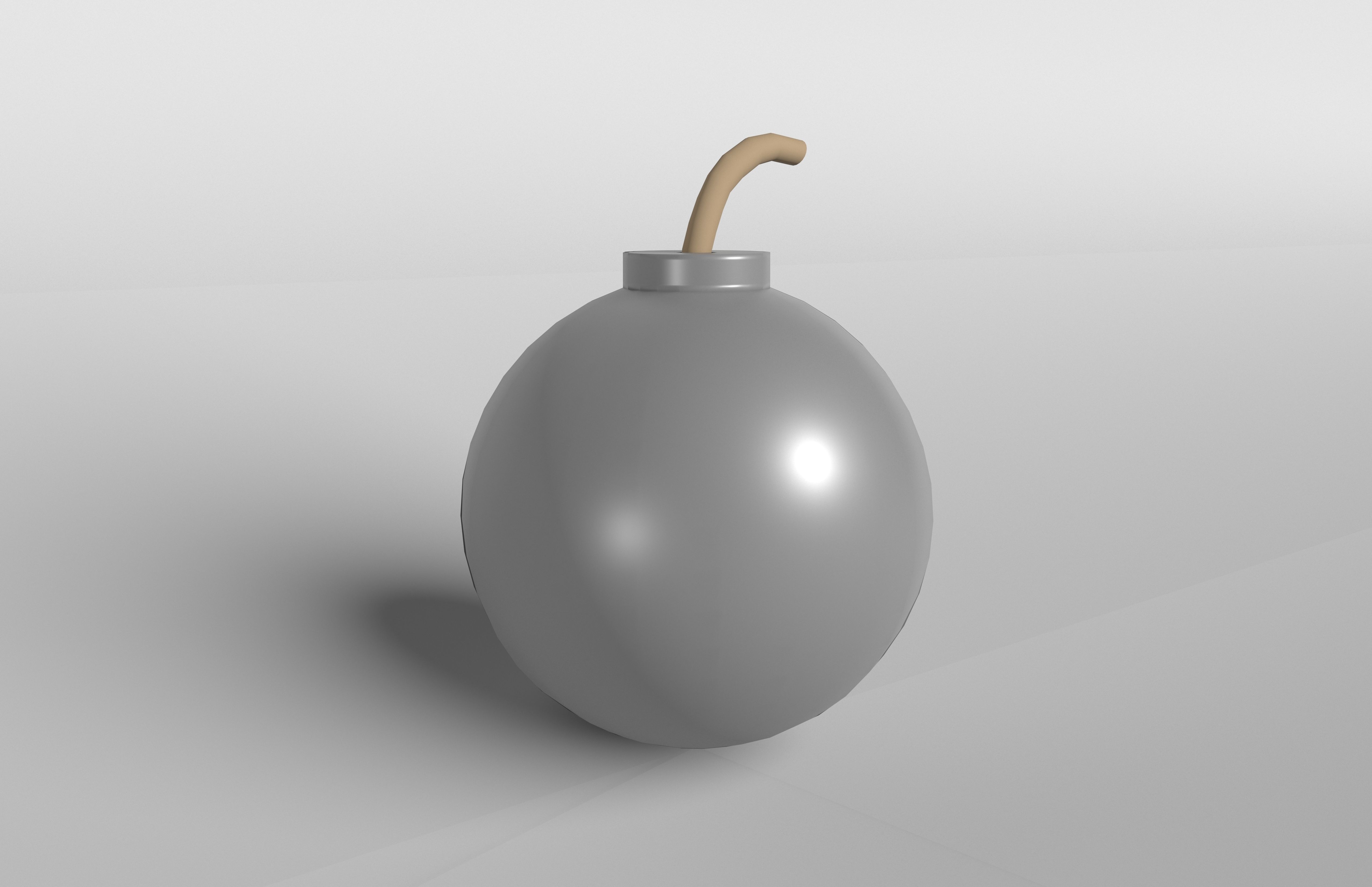 Bomb v1 003 Low-poly 3D model_3