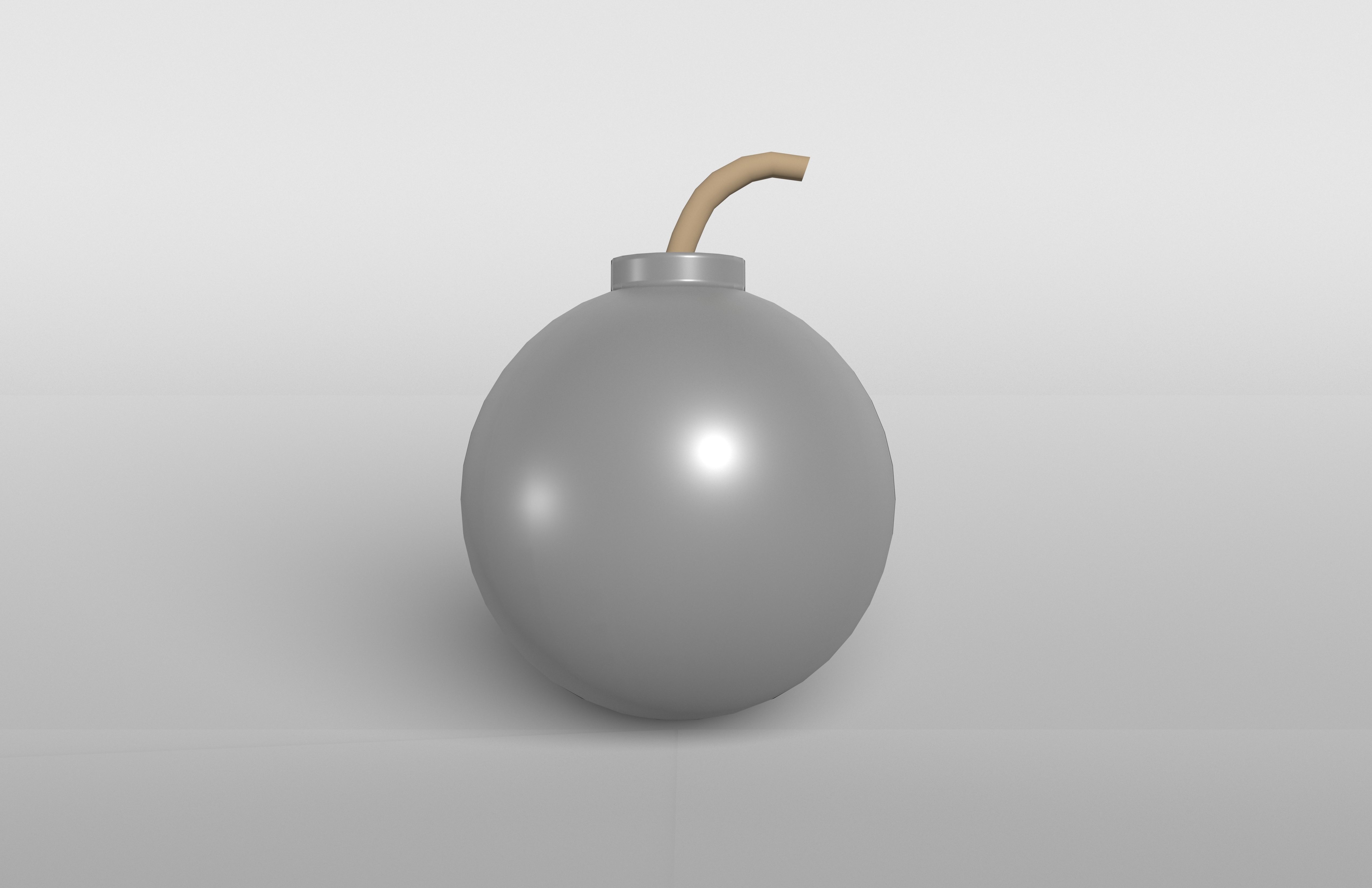 Bomb v1 003 Low-poly 3D model_1