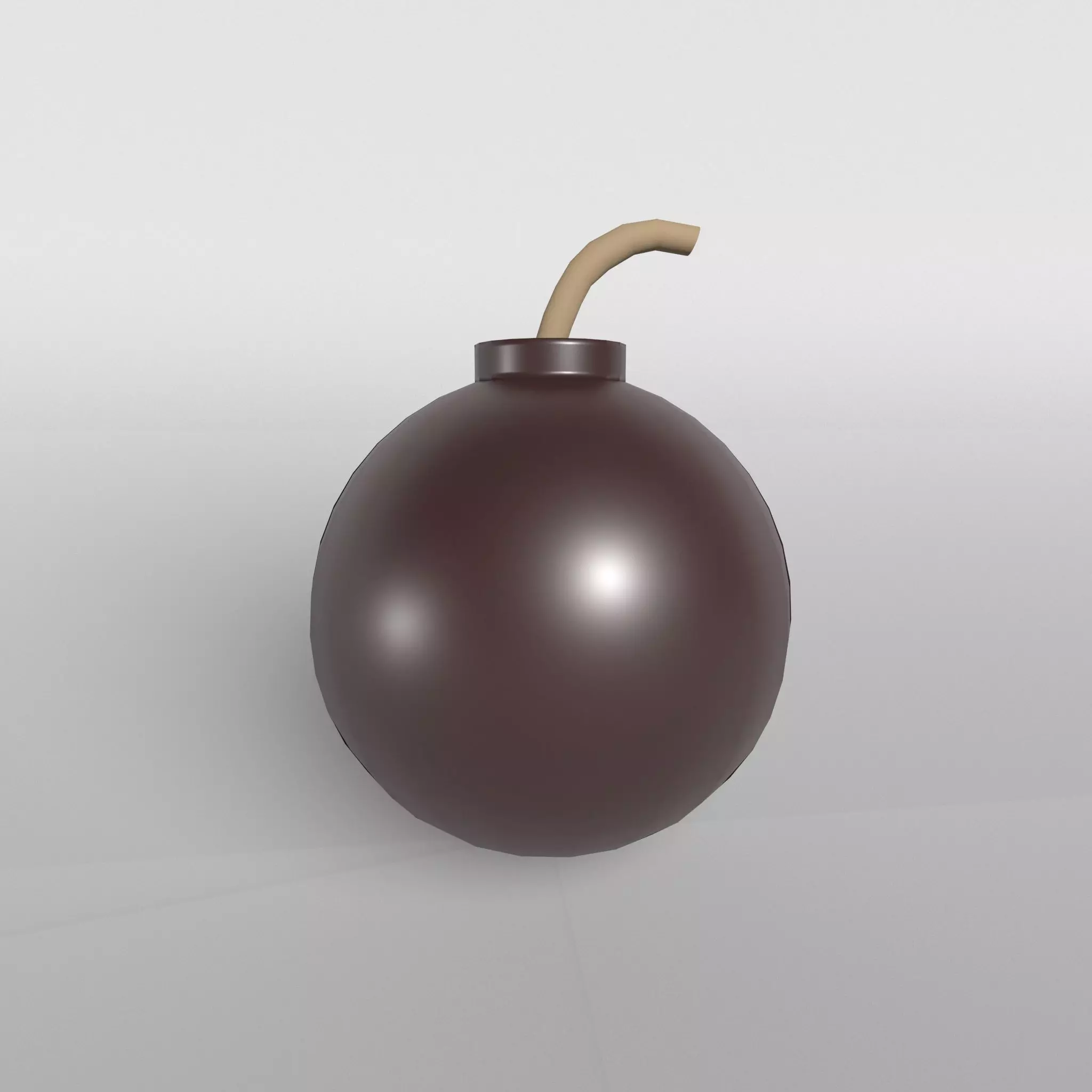 Bomb v1 005 Low-poly 3D model_0