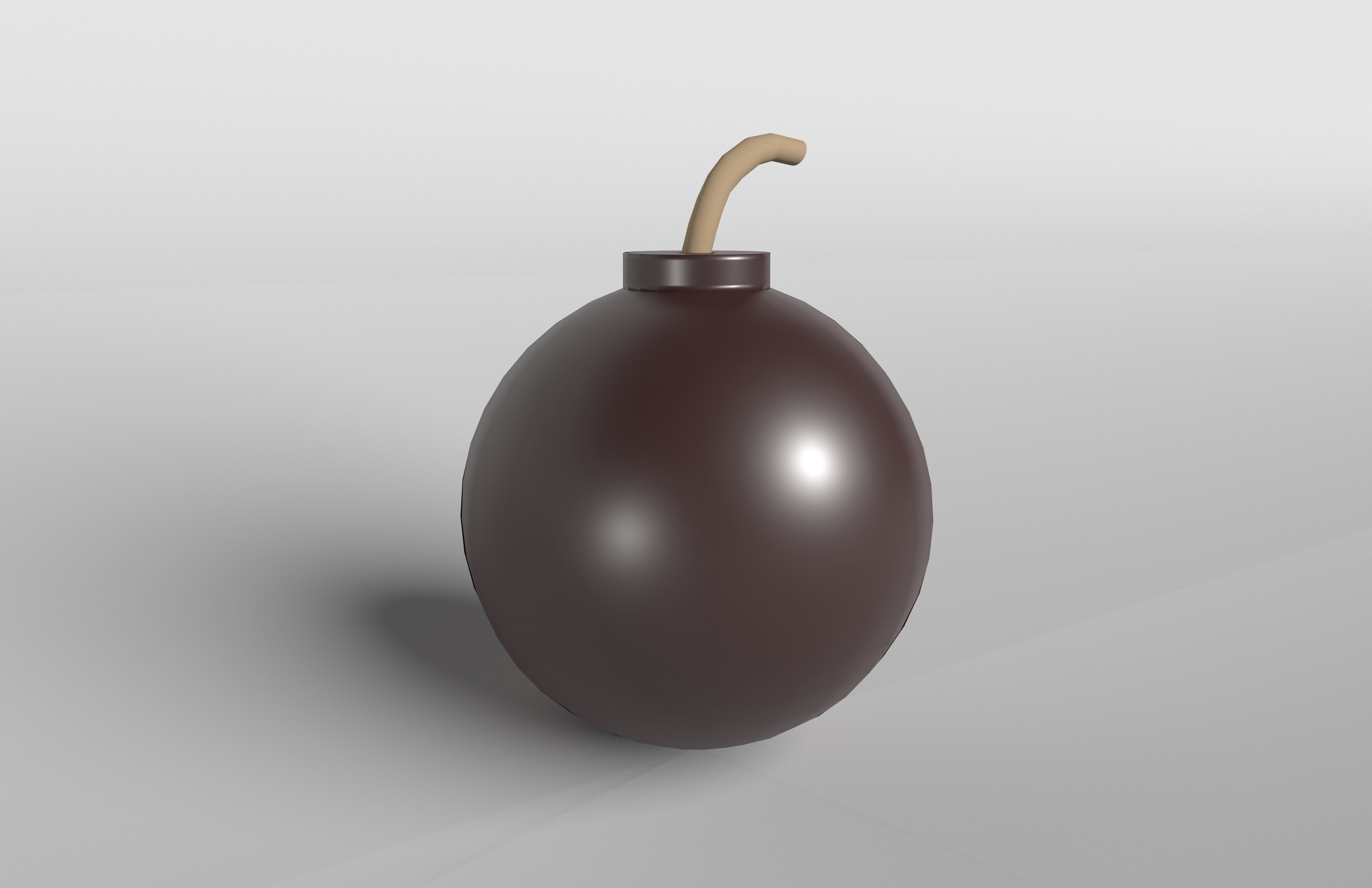 Bomb v1 005 Low-poly 3D model_3