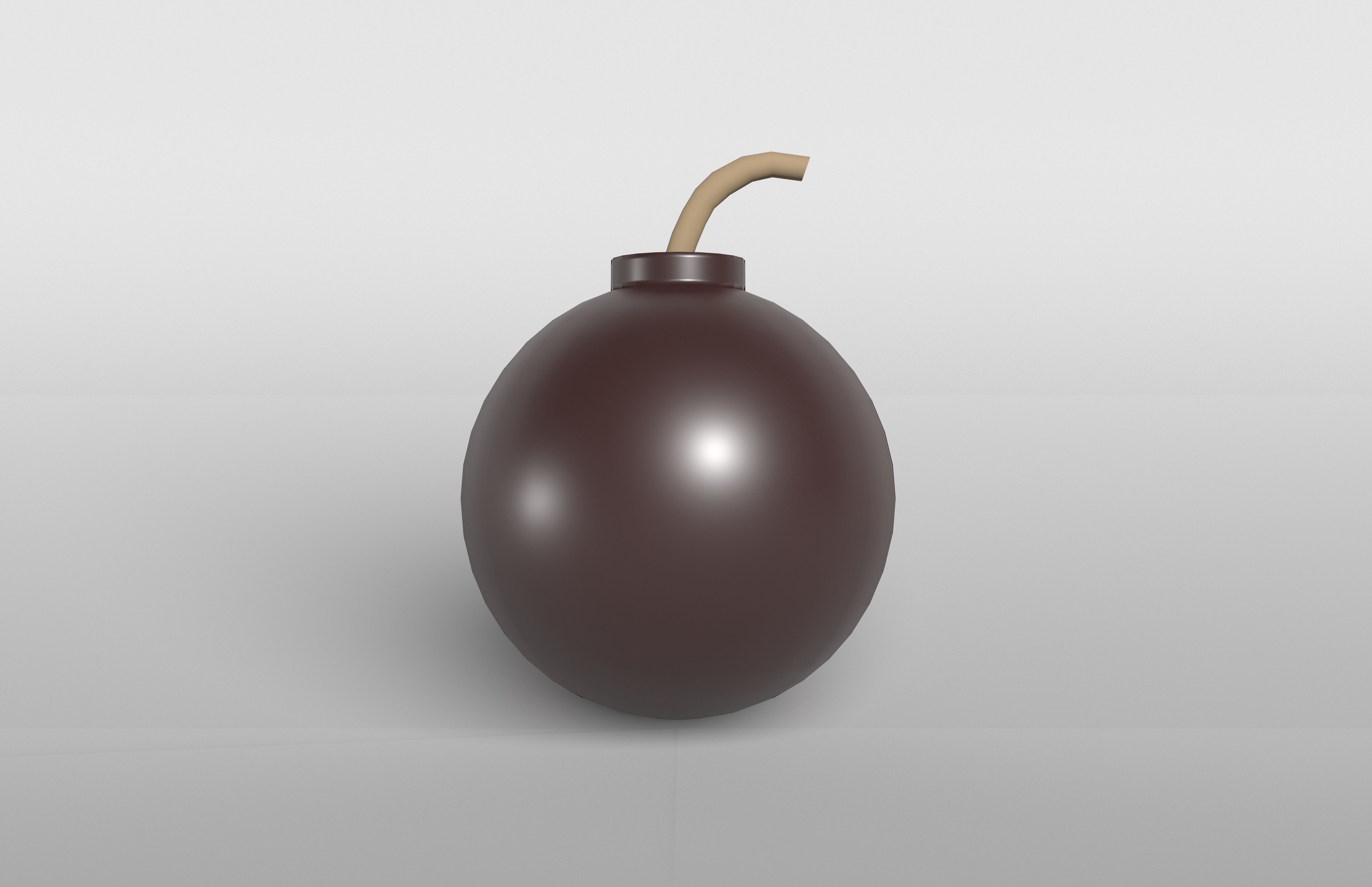 Bomb v1 005 Low-poly 3D model_1