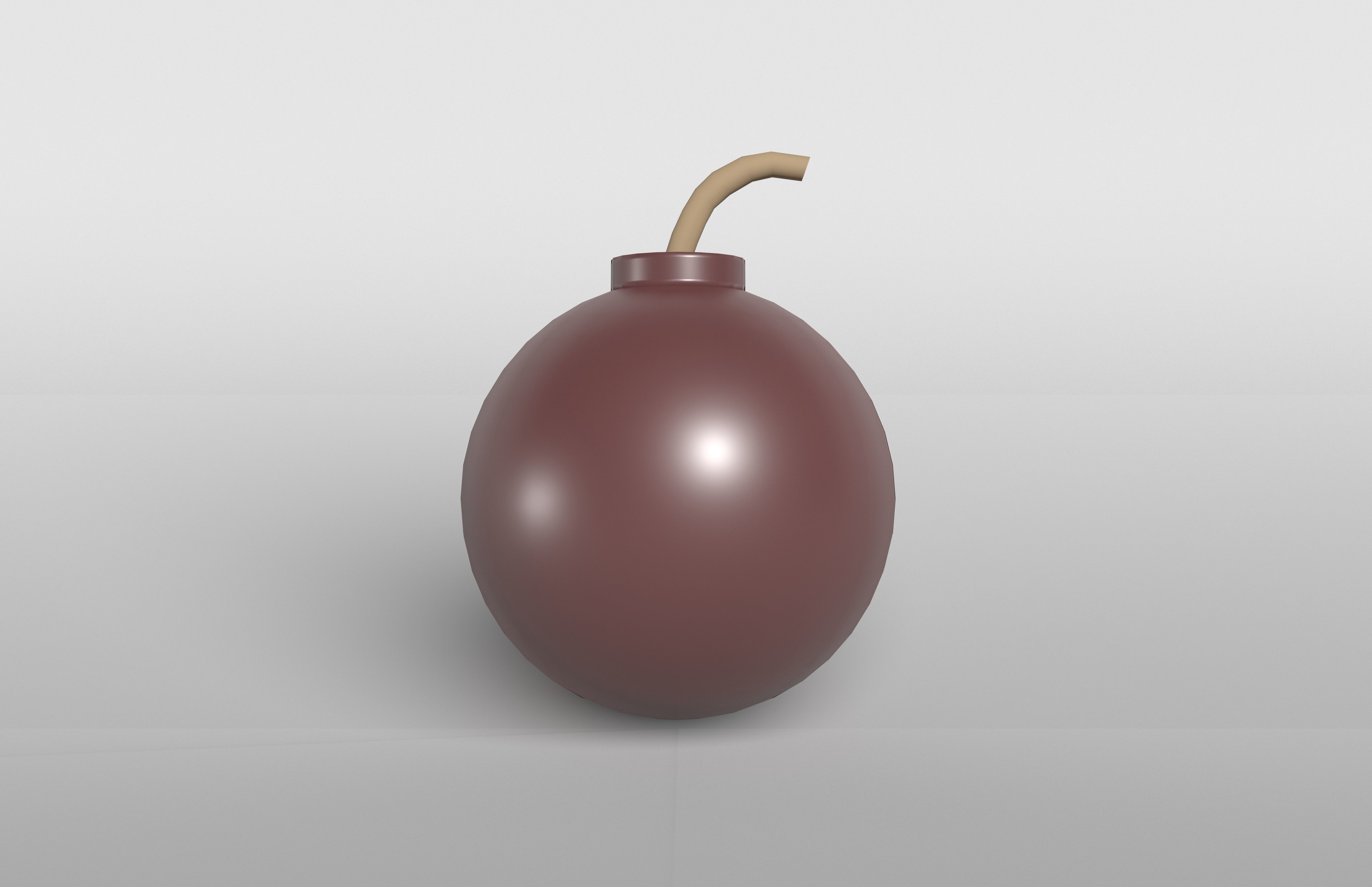 Bomb v1 006 Low-poly 3D model_1