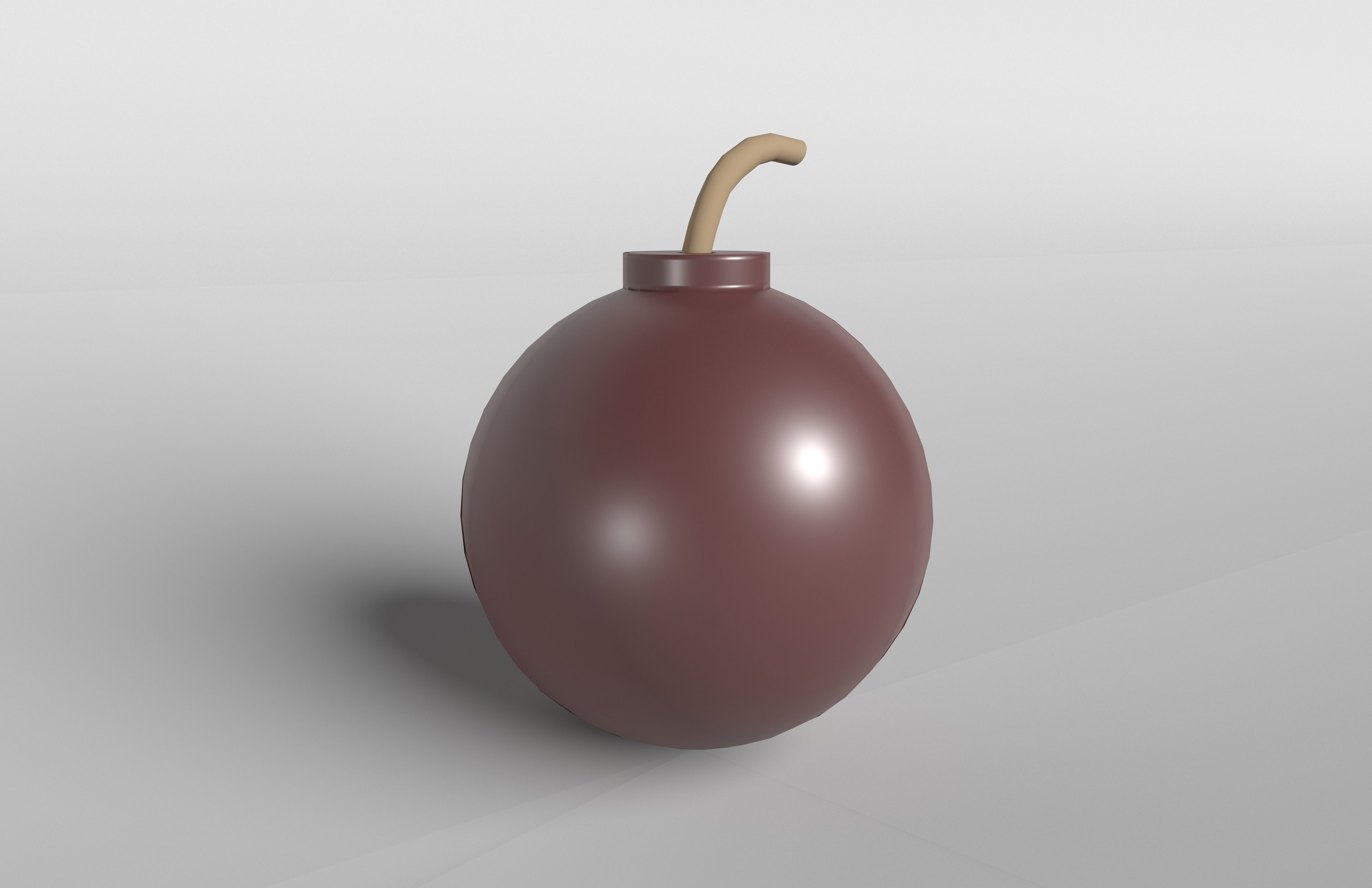 Bomb v1 006 Low-poly 3D model_3