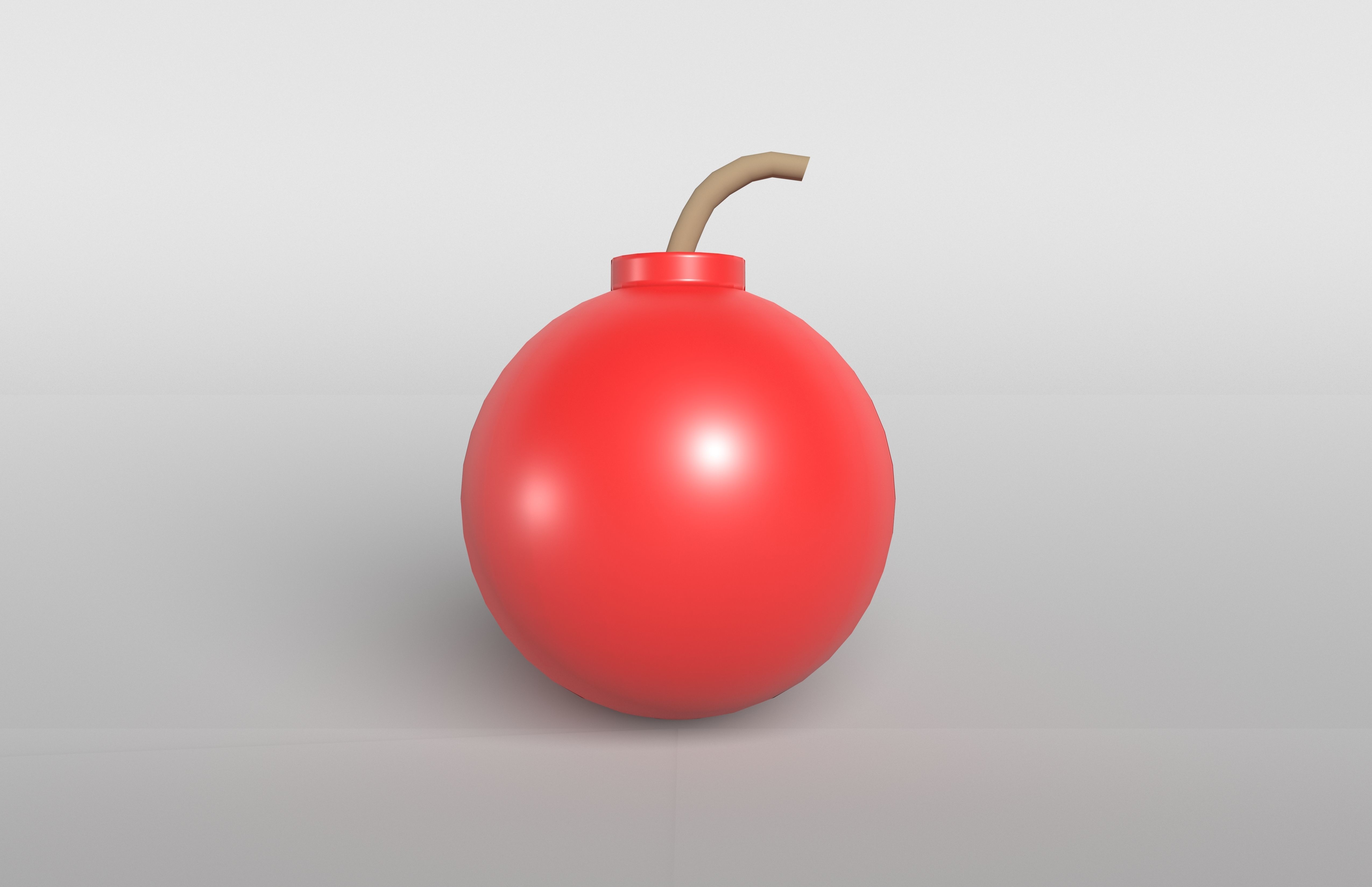 Bomb v1 008 Low-poly 3D model_1