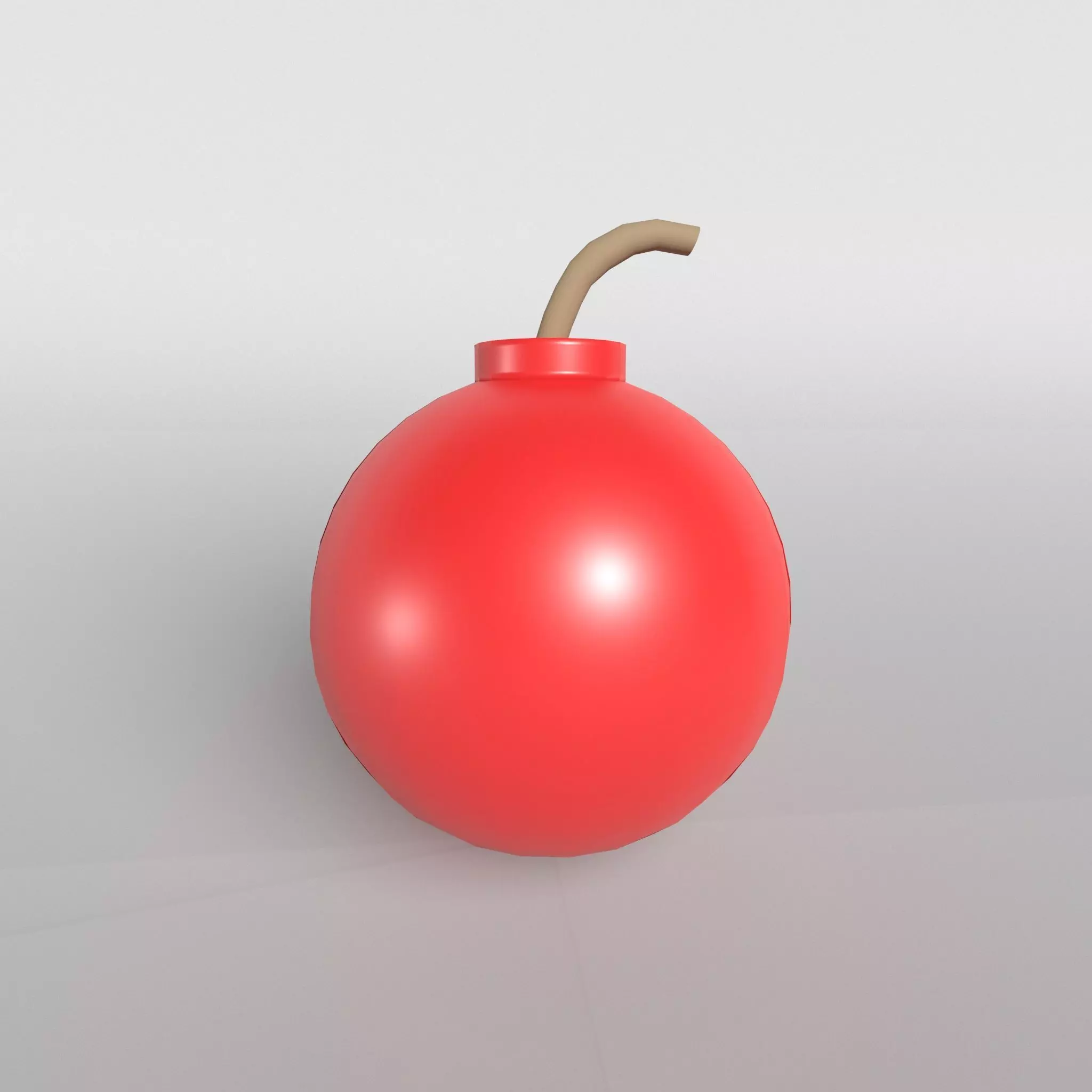 Bomb v1 008 Low-poly 3D model_0