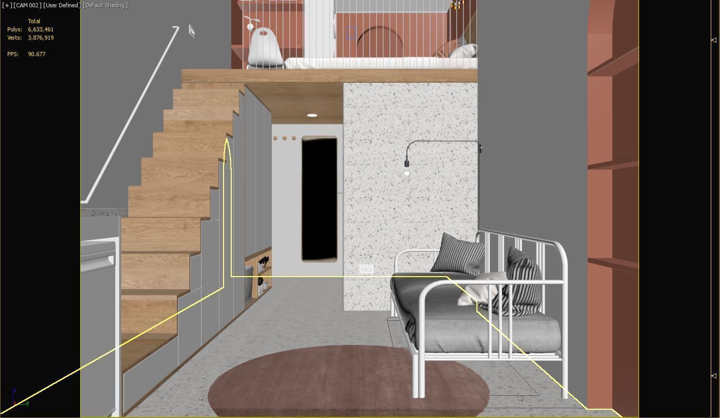 MINI APARTMENT  3D model_7