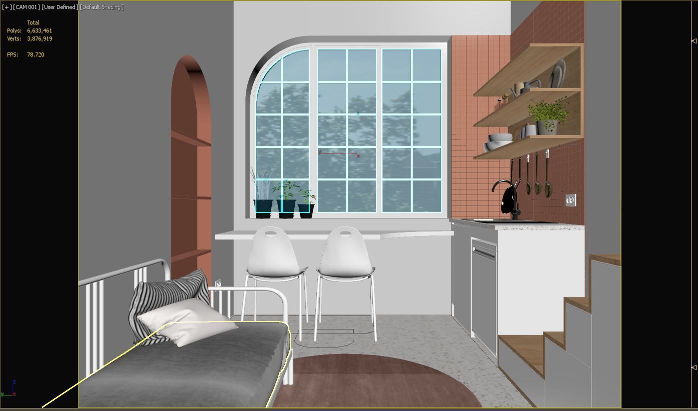 MINI APARTMENT  3D model_8