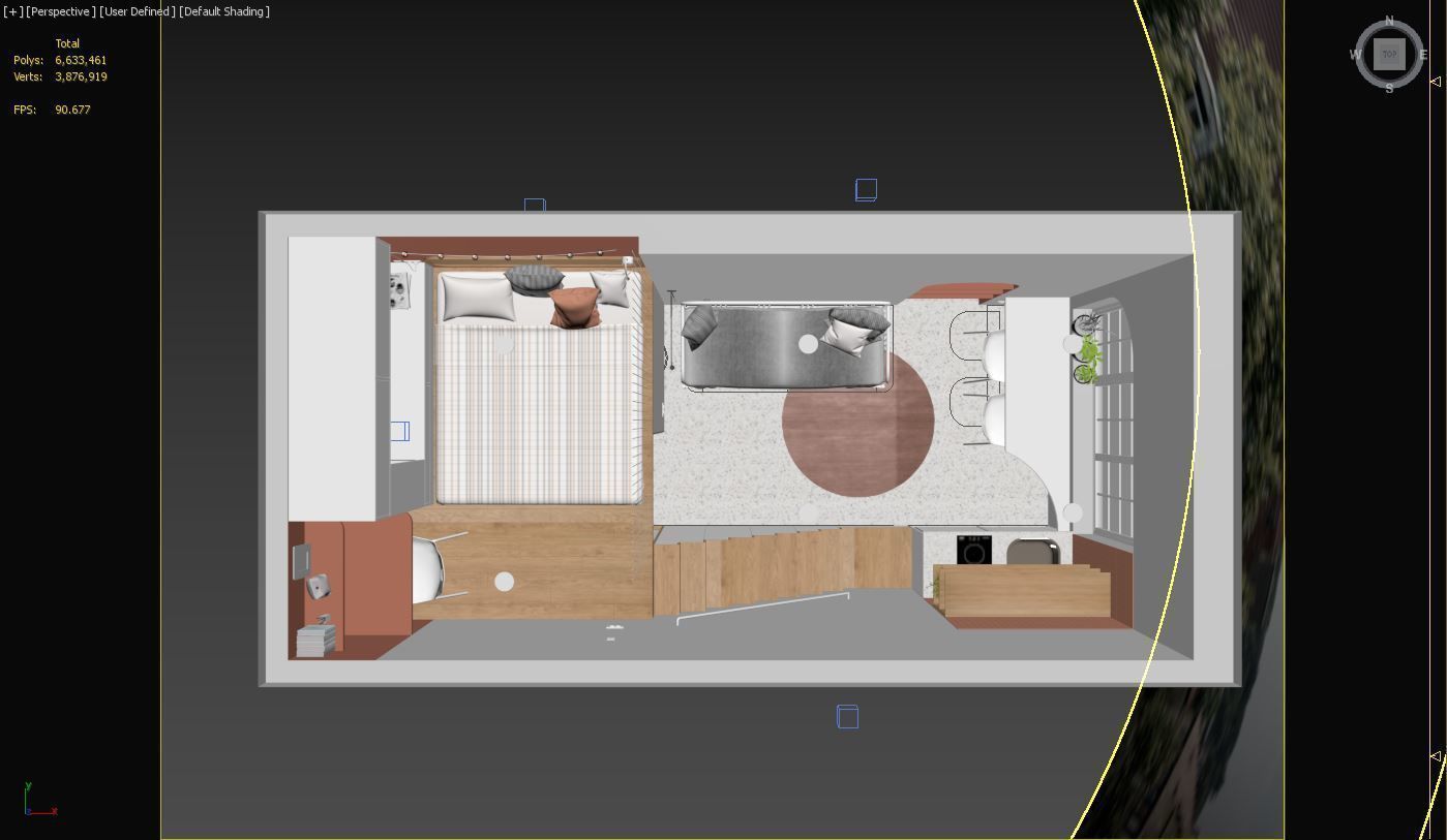 MINI APARTMENT  3D model_6