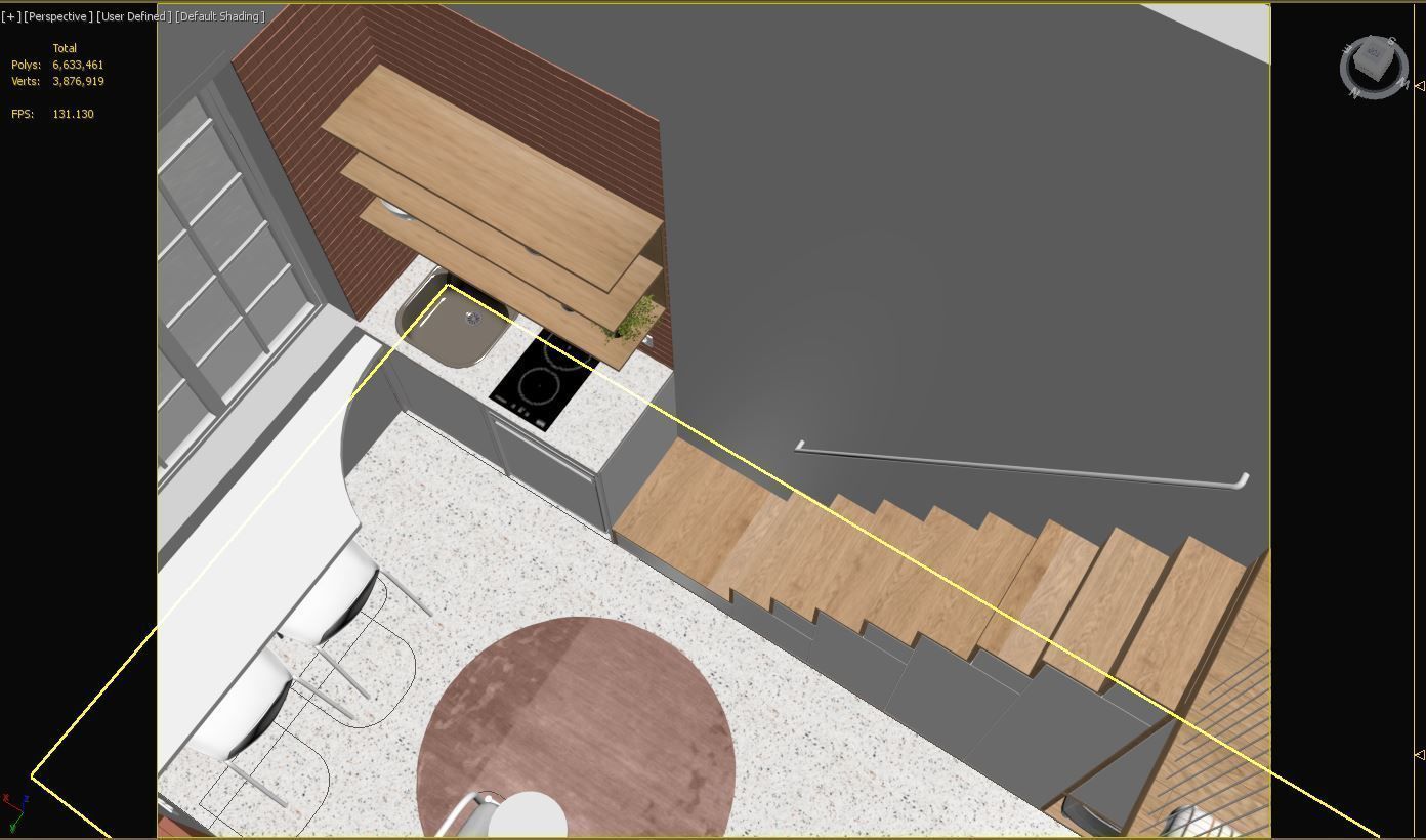 MINI APARTMENT  3D model_9