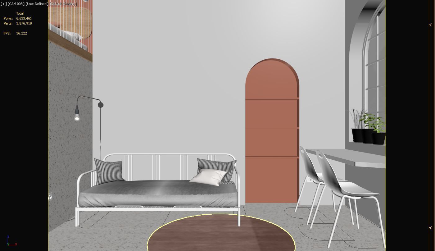 MINI APARTMENT  3D model_10