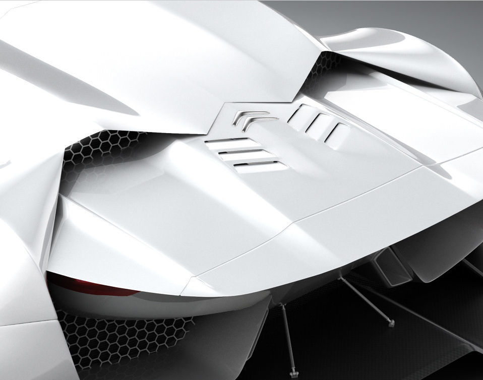 Citroen GT standard mat 3D model_9