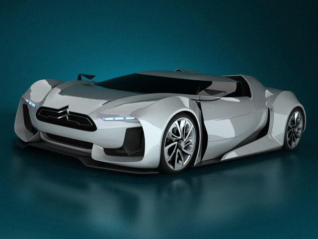 Citroen GT standard mat 3D model_14