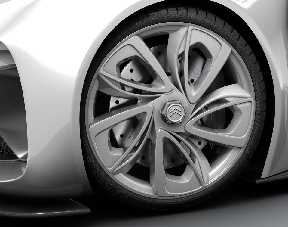 Citroen GT standard mat 3D model_8