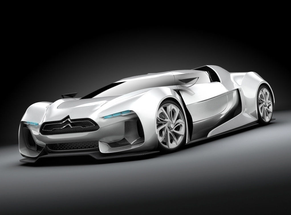 Citroen GT standard mat 3D model_1
