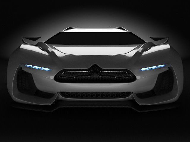 Citroen GT standard mat 3D model_12