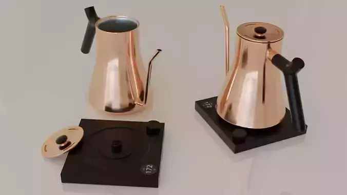 Contemporary colourful kettle2-copper