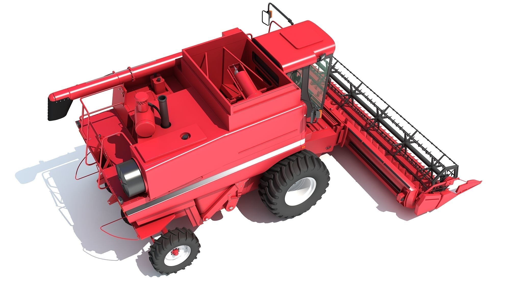Combine Harvester 3D Models 3D model_7
