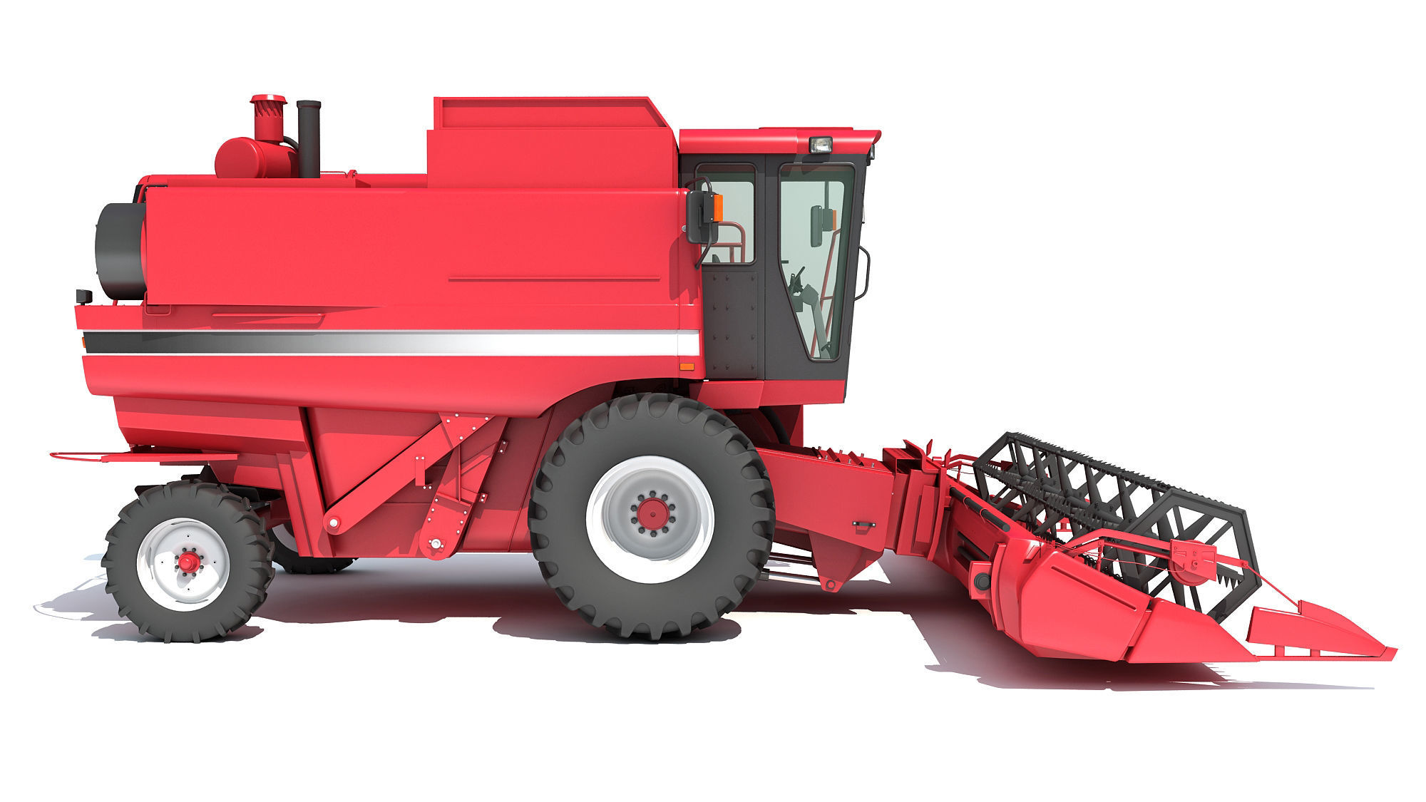 Combine Harvester 3D Models 3D model_8
