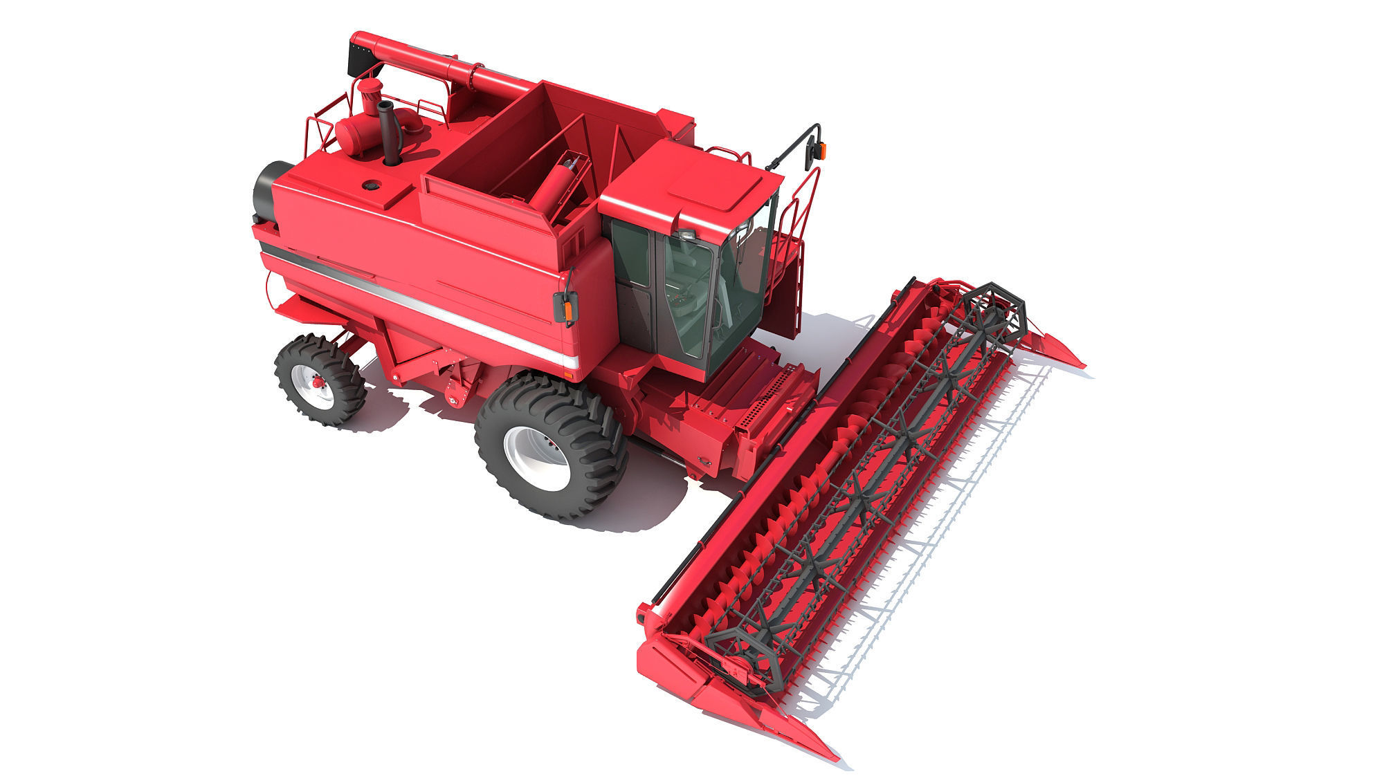 Combine Harvester 3D Models 3D model_10