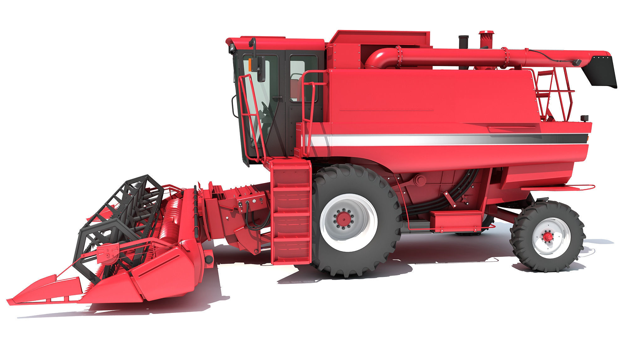 Combine Harvester 3D Models 3D model_2