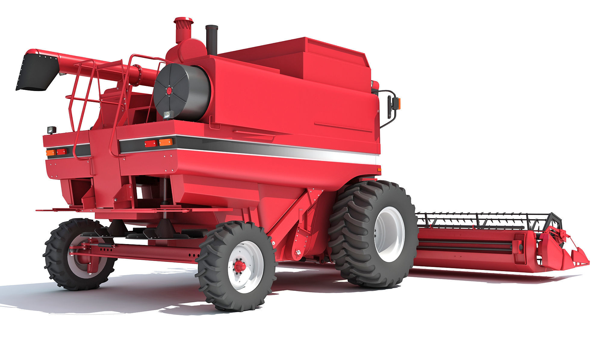 Combine Harvester 3D Models 3D model_6