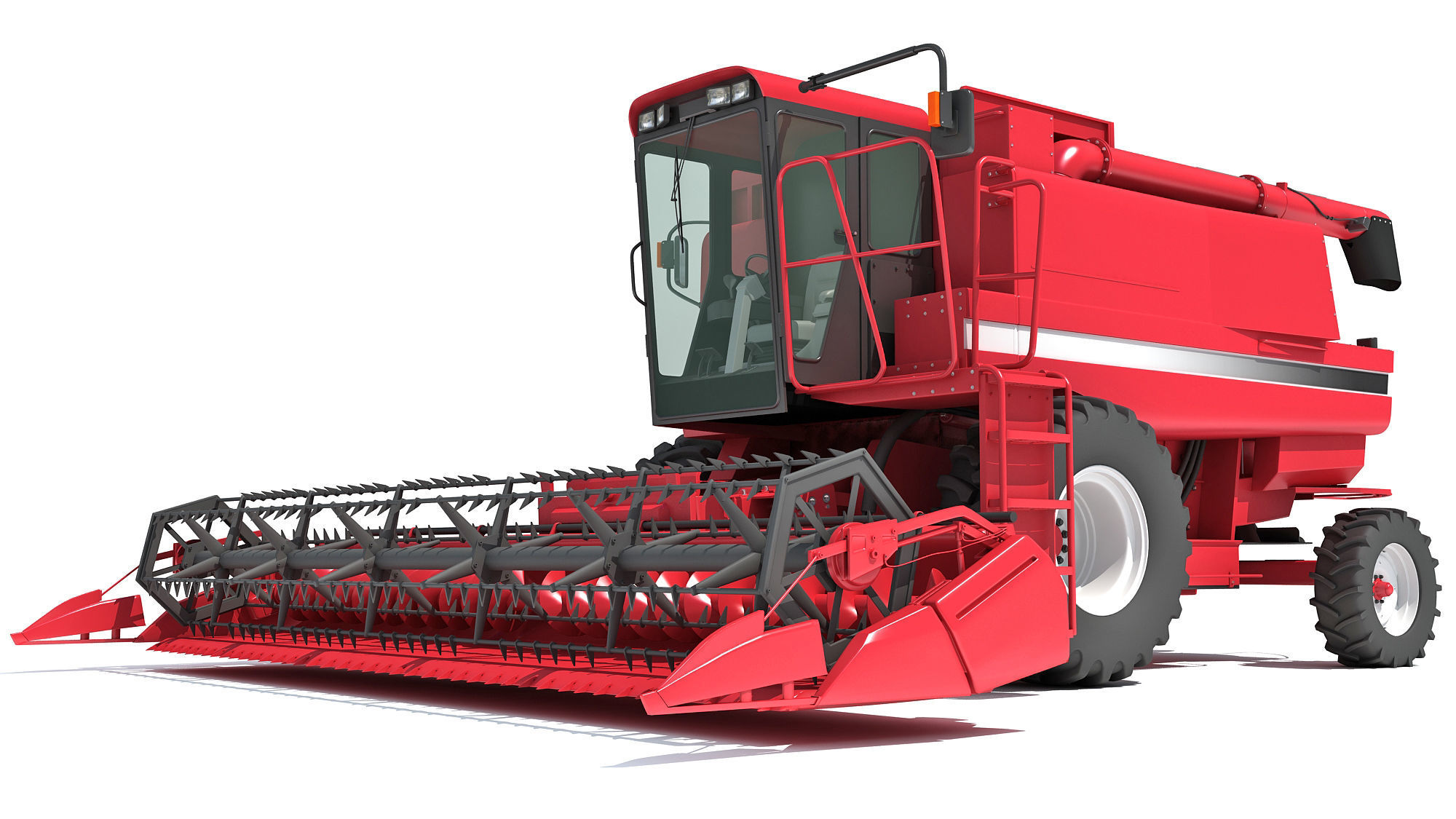 Combine Harvester 3D Models 3D model_11