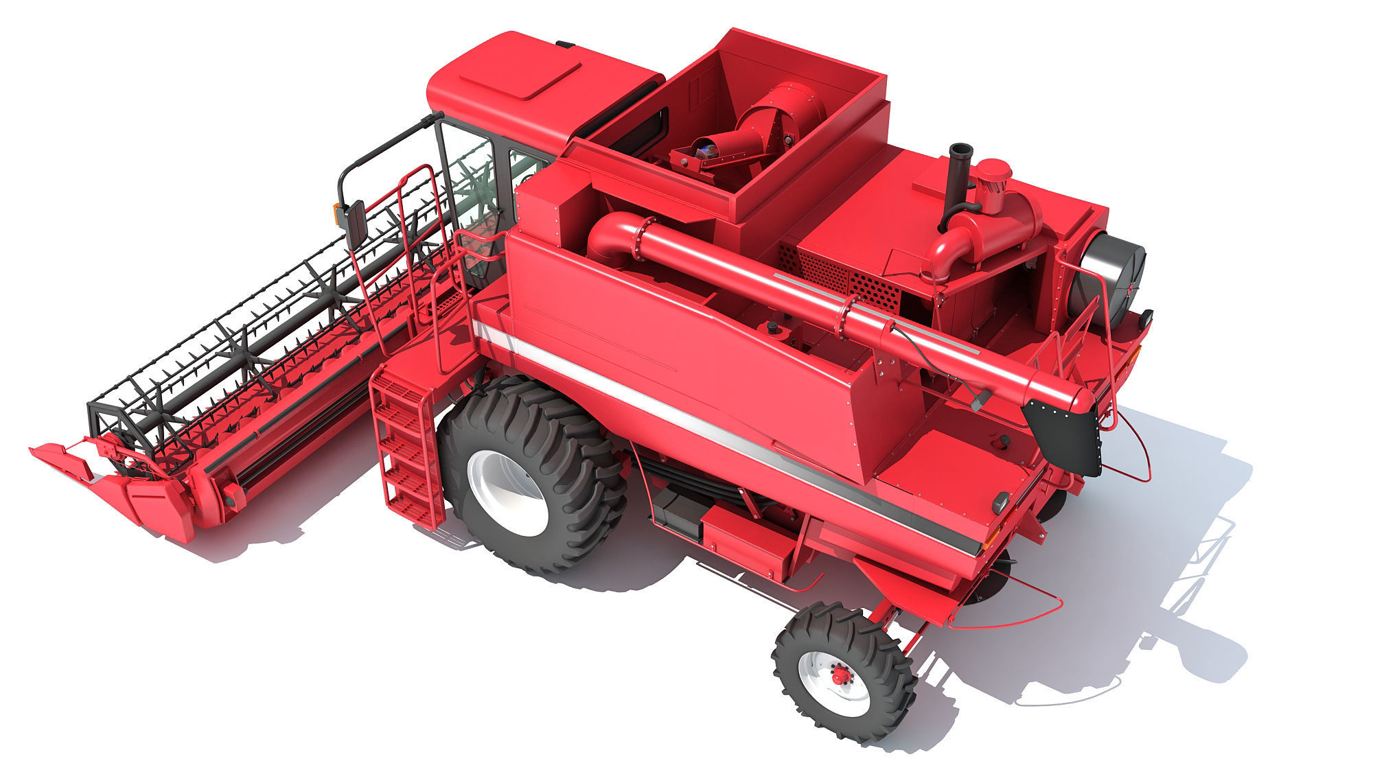Combine Harvester 3D Models 3D model_4