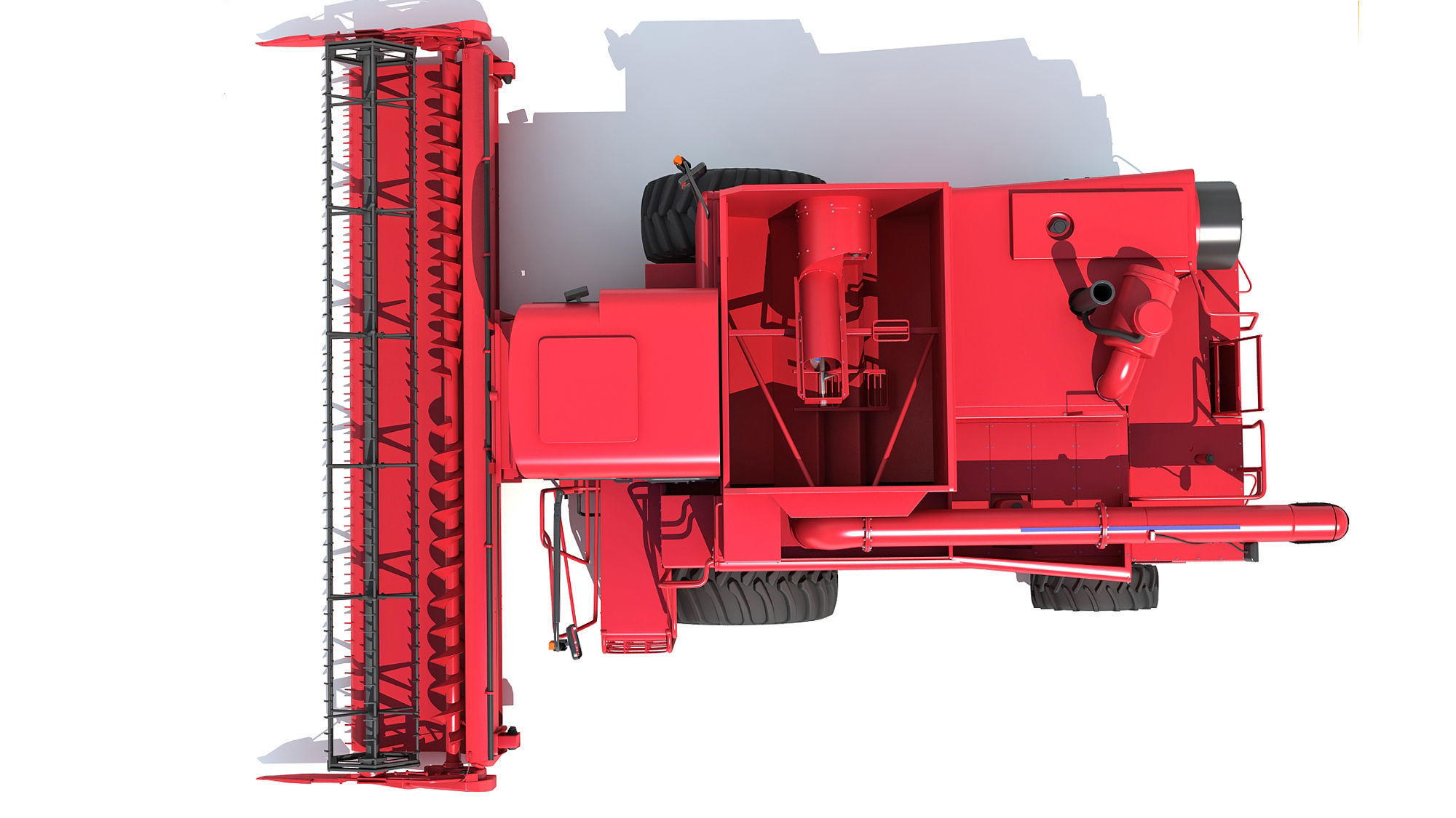 Combine Harvester 3D Models 3D model_12