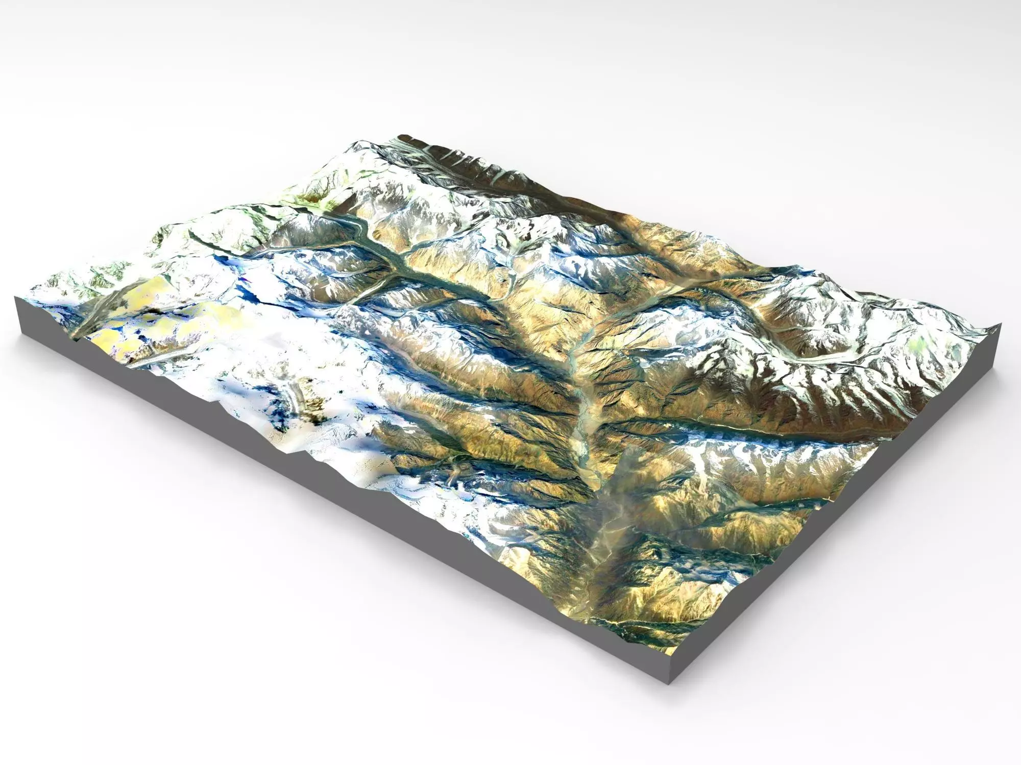 Mountain landscape 3D model