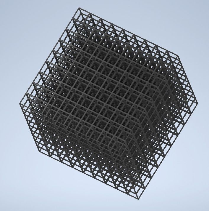 3D Design mesh grid 3D print model_1