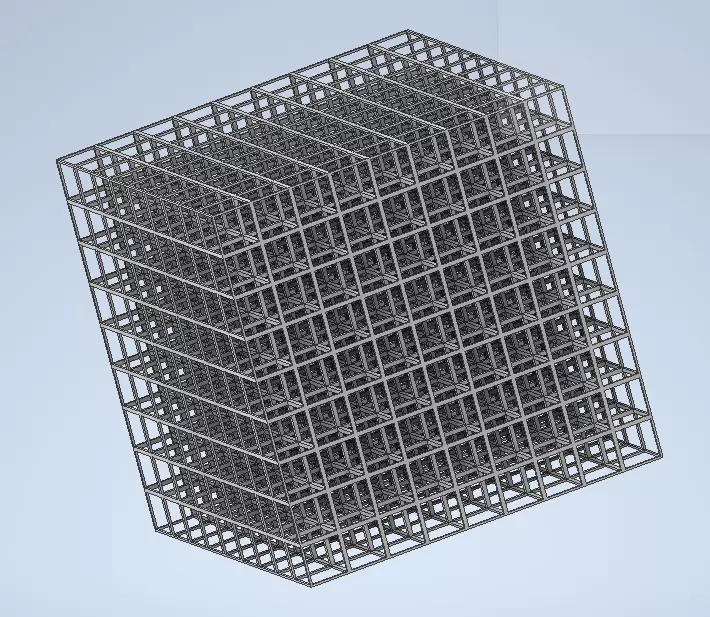 3D Design mesh grid 3D print model_0
