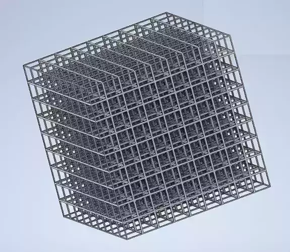 3D Design mesh grid 3D print model