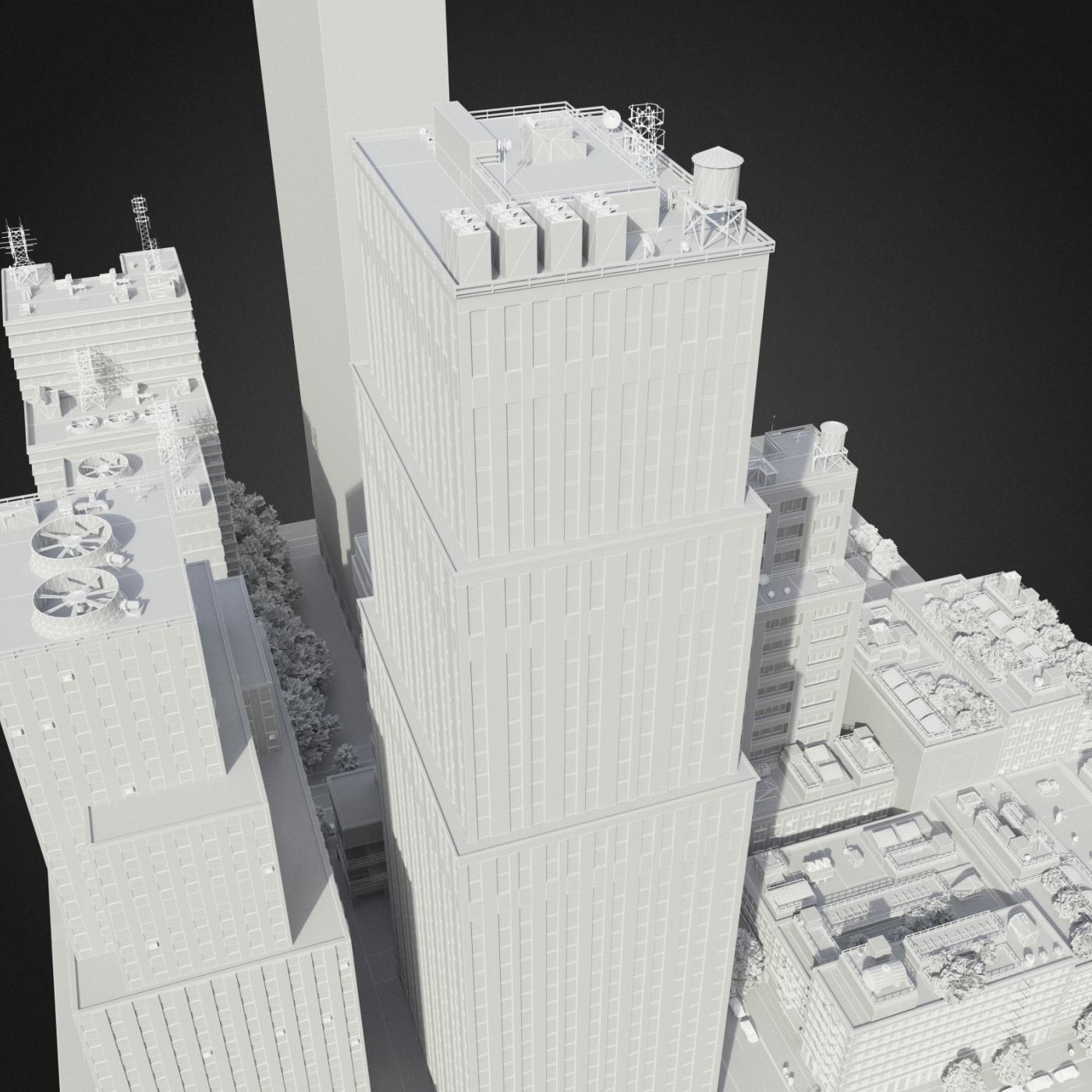 Realistic City District H11-R7 3D model_24