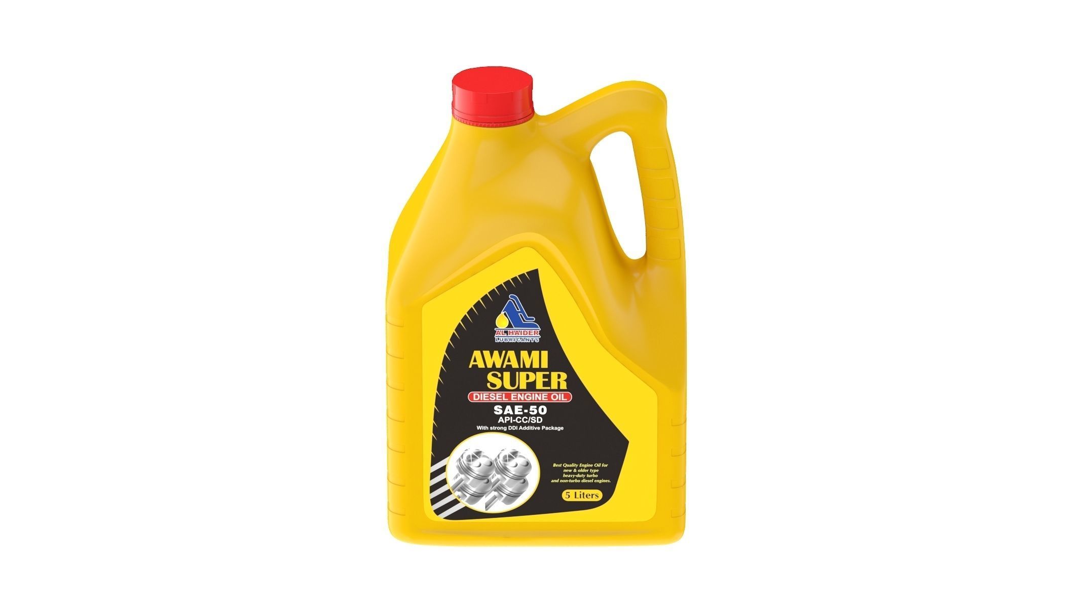 Mobil 1 Super 2000 X1 10W-40 Engine Oil 3D model_4