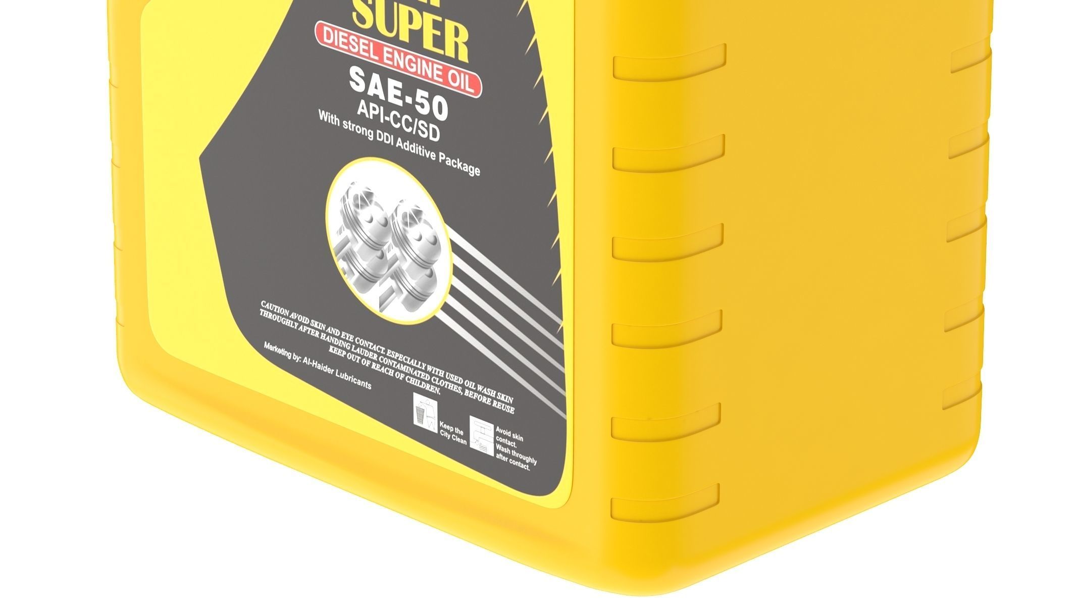 Mobil 1 Super 2000 X1 10W-40 Engine Oil 3D model_17