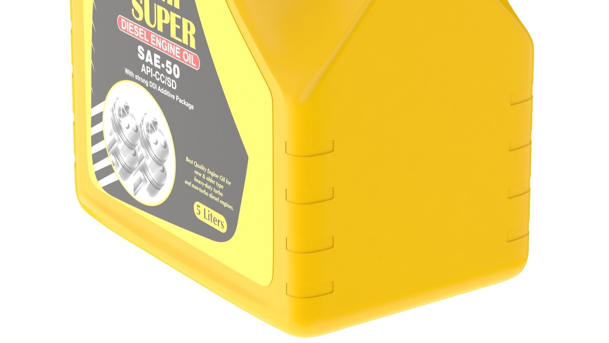 Mobil 1 Super 2000 X1 10W-40 Engine Oil 3D model_13