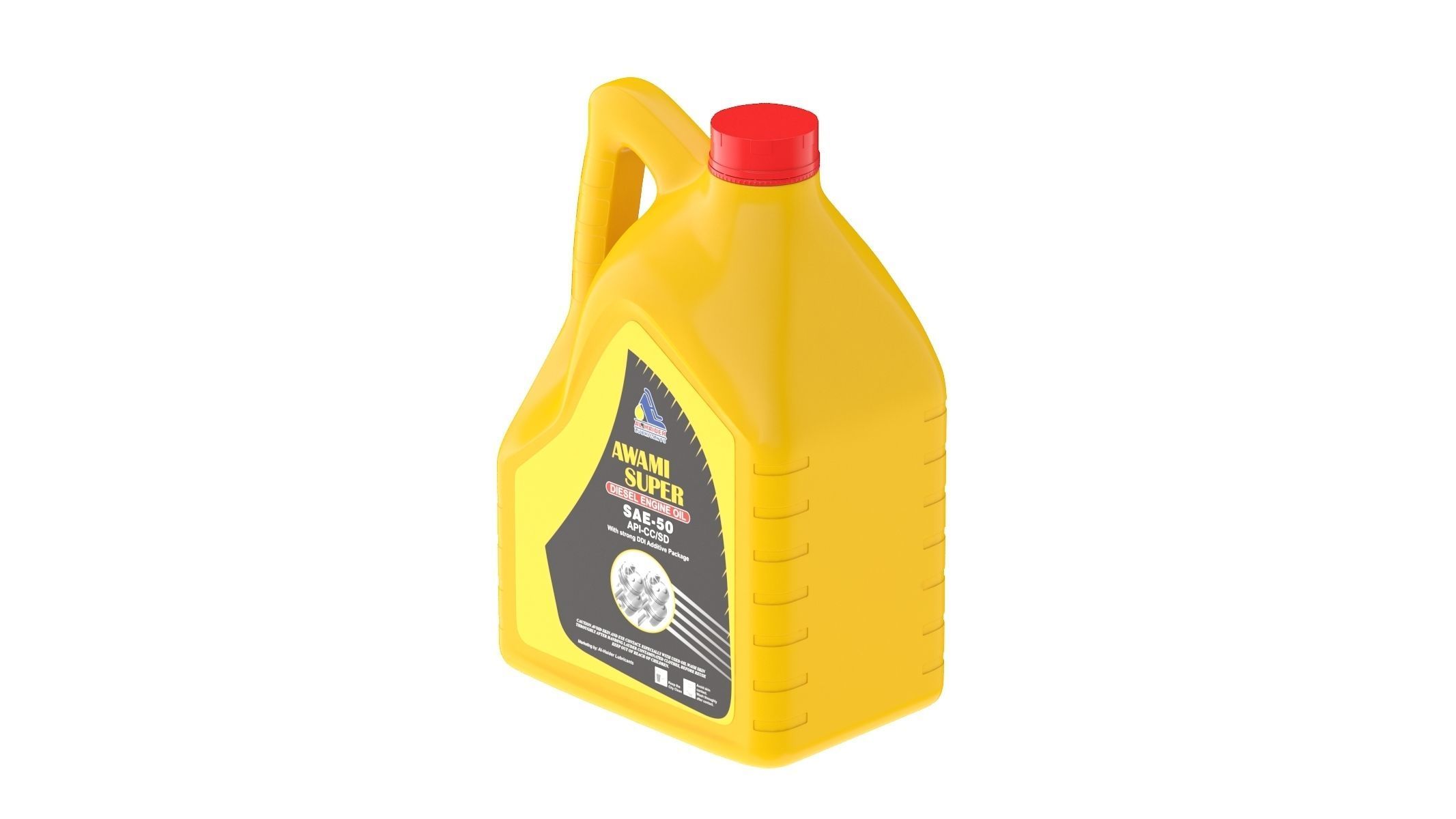 Mobil 1 Super 2000 X1 10W-40 Engine Oil 3D model_7