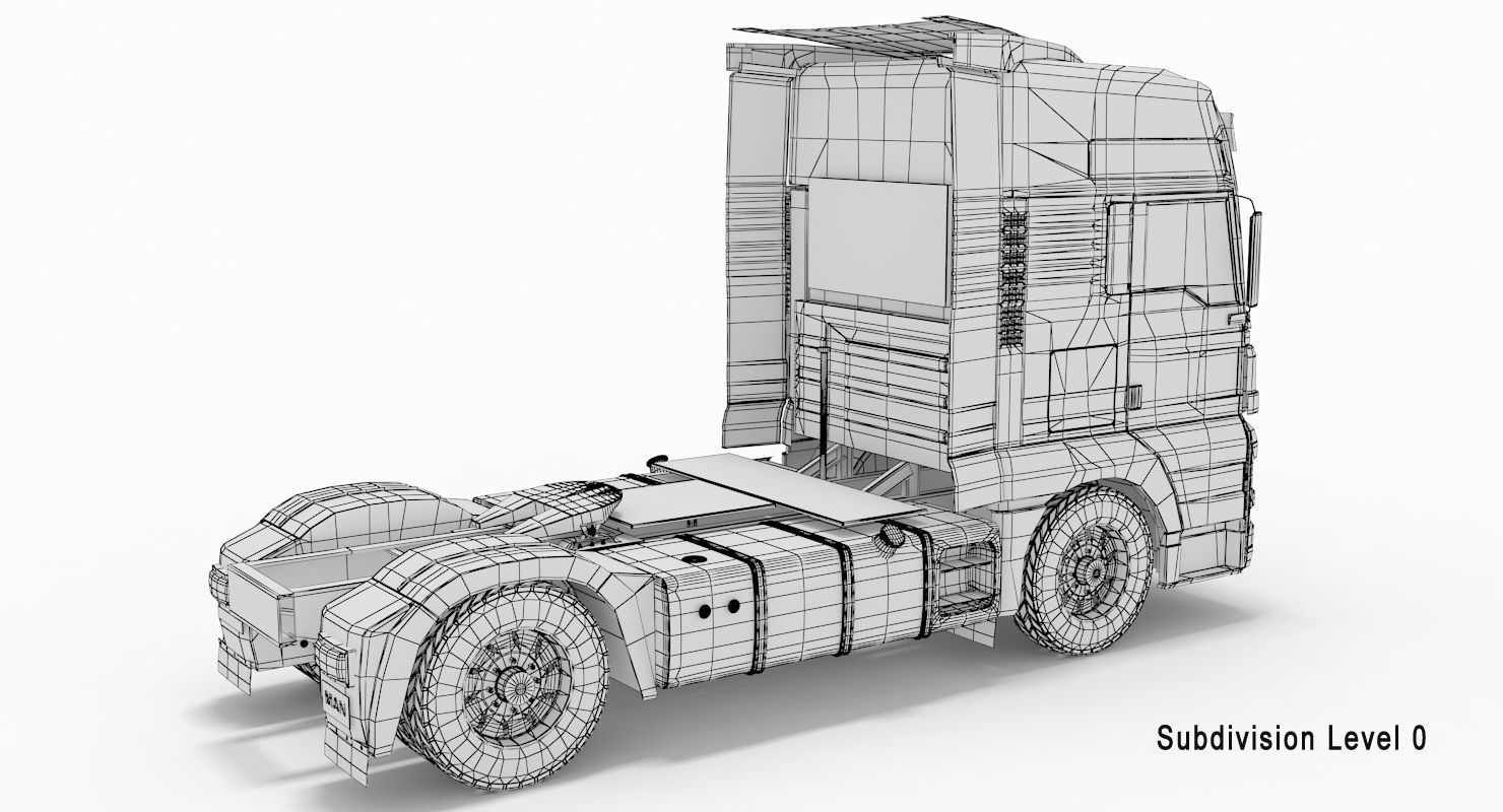 MAN TGX XXL SLEEPER 3D model_10