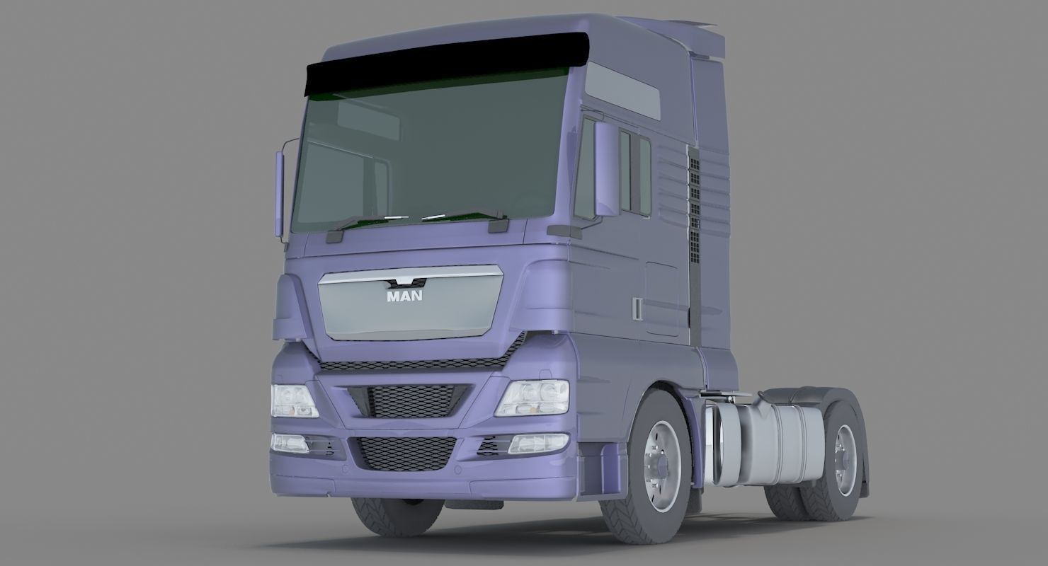 MAN TGX XXL SLEEPER 3D model_2