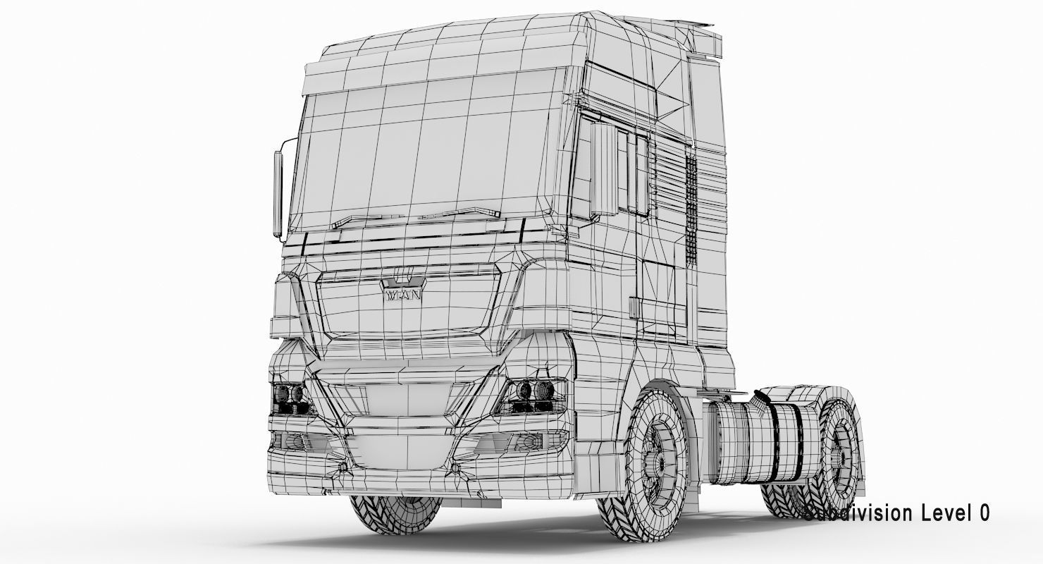 MAN TGX XXL SLEEPER 3D model_9