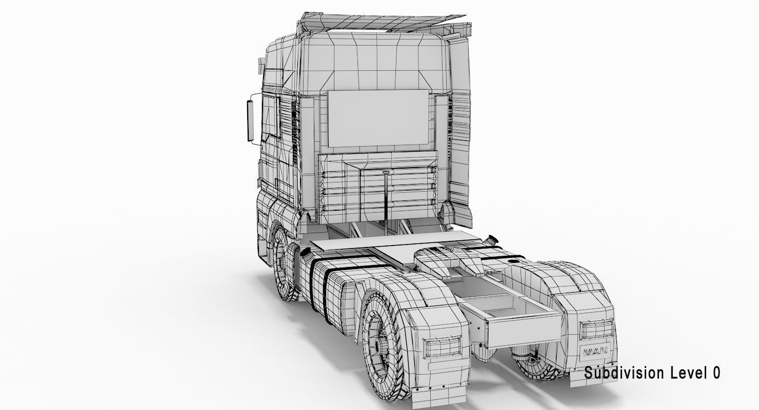MAN TGX XXL SLEEPER 3D model_13